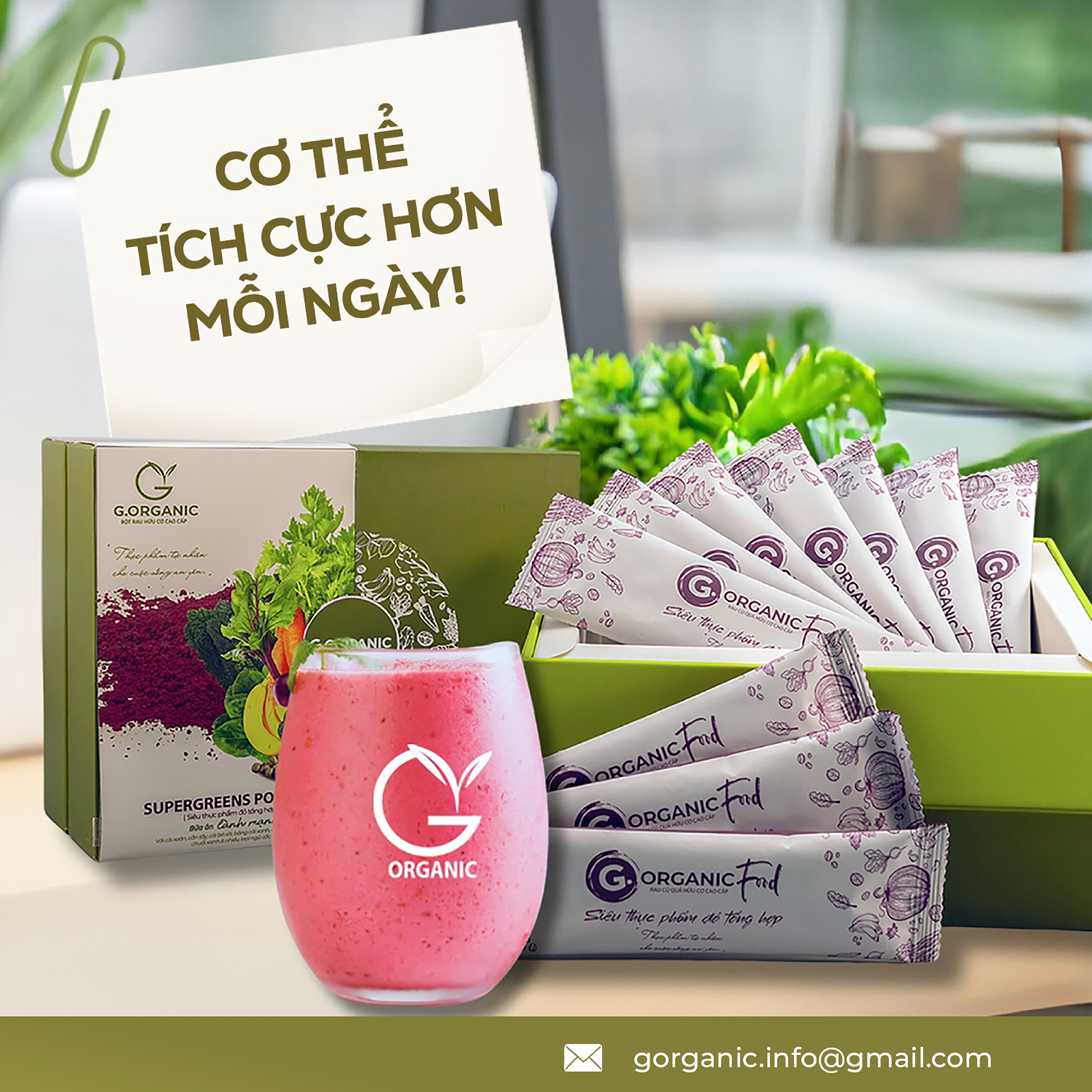 Giải pháp hỗ trợ sức khoẻ đường ruột từ chất xơ và vitamin G.Organic