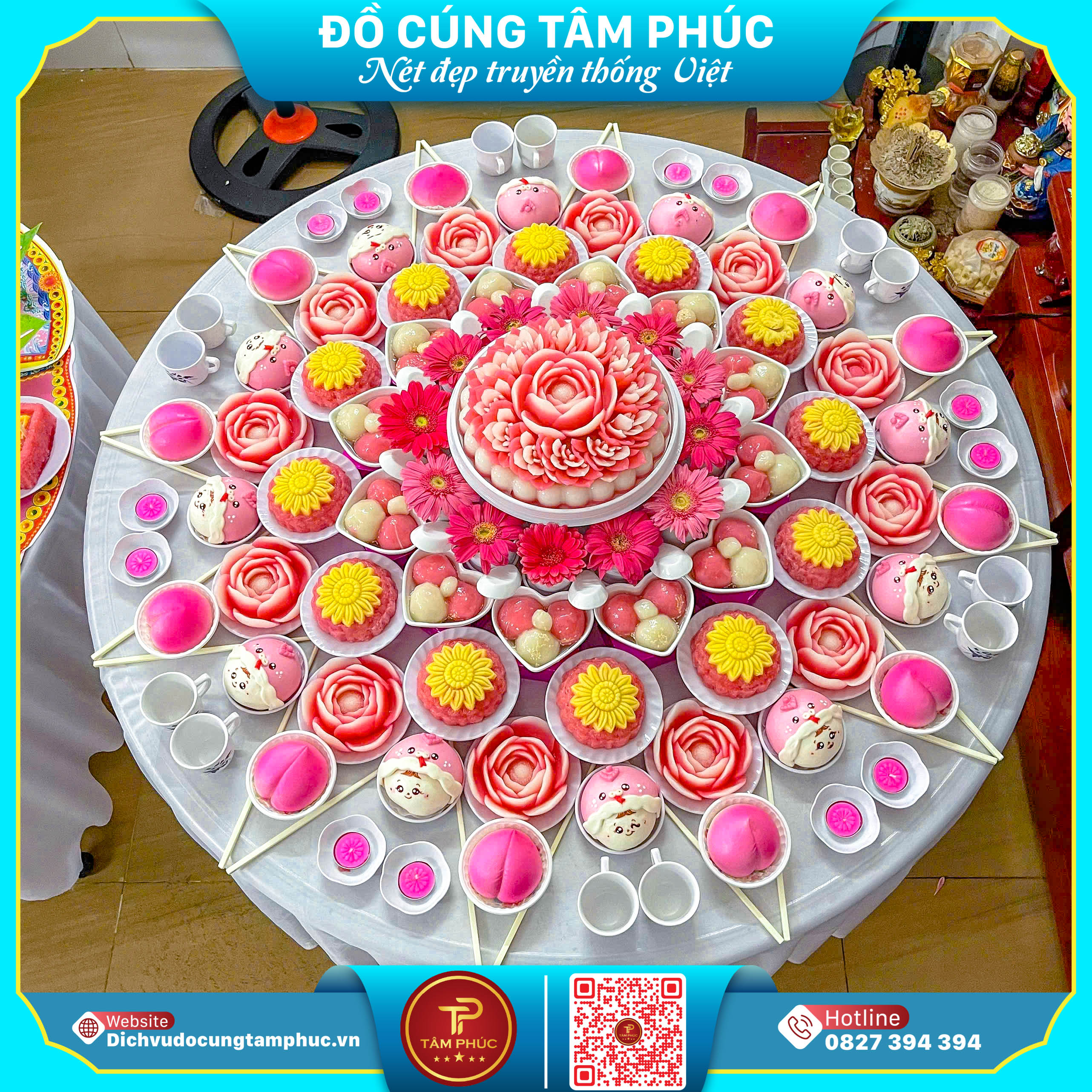 Mâm cúng thôi nôi trọn gói tại Cần Thơ, giao tận nơi.