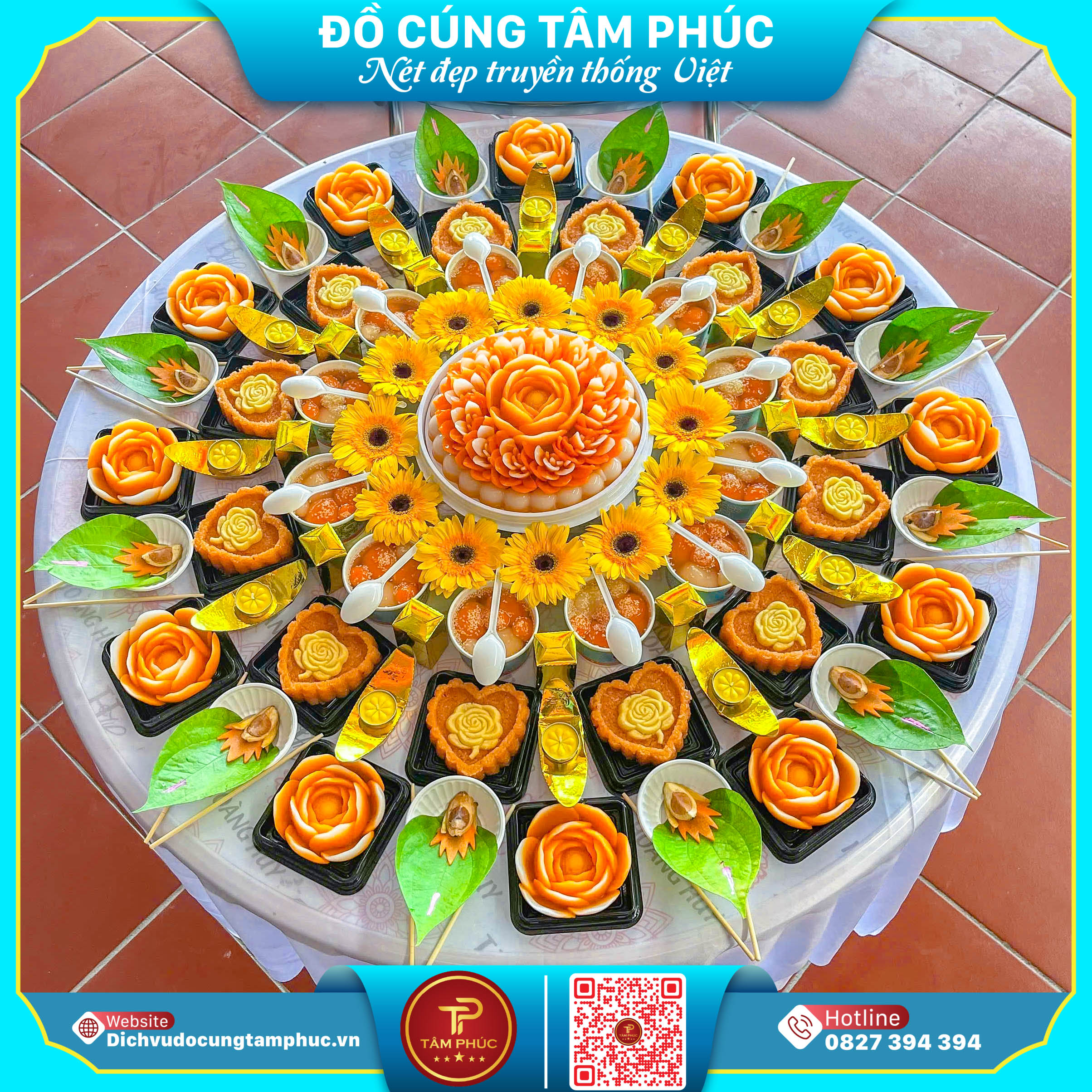 Mâm cúng thôi nôi trọn gói tại Cần Thơ, giao tận nơi.
