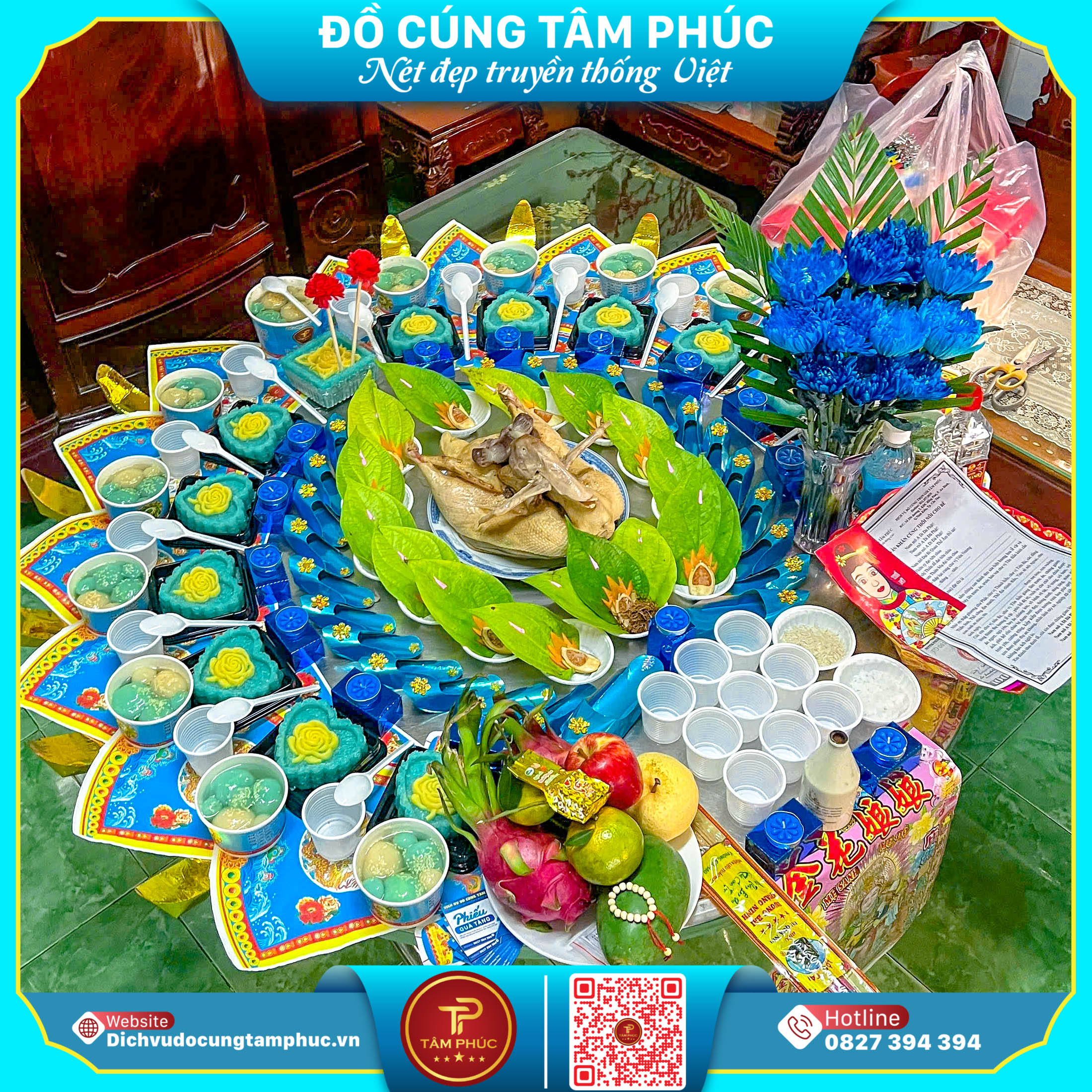 Mâm cúng thôi nôi trọn gói tại Cần Thơ, giao tận nơi.