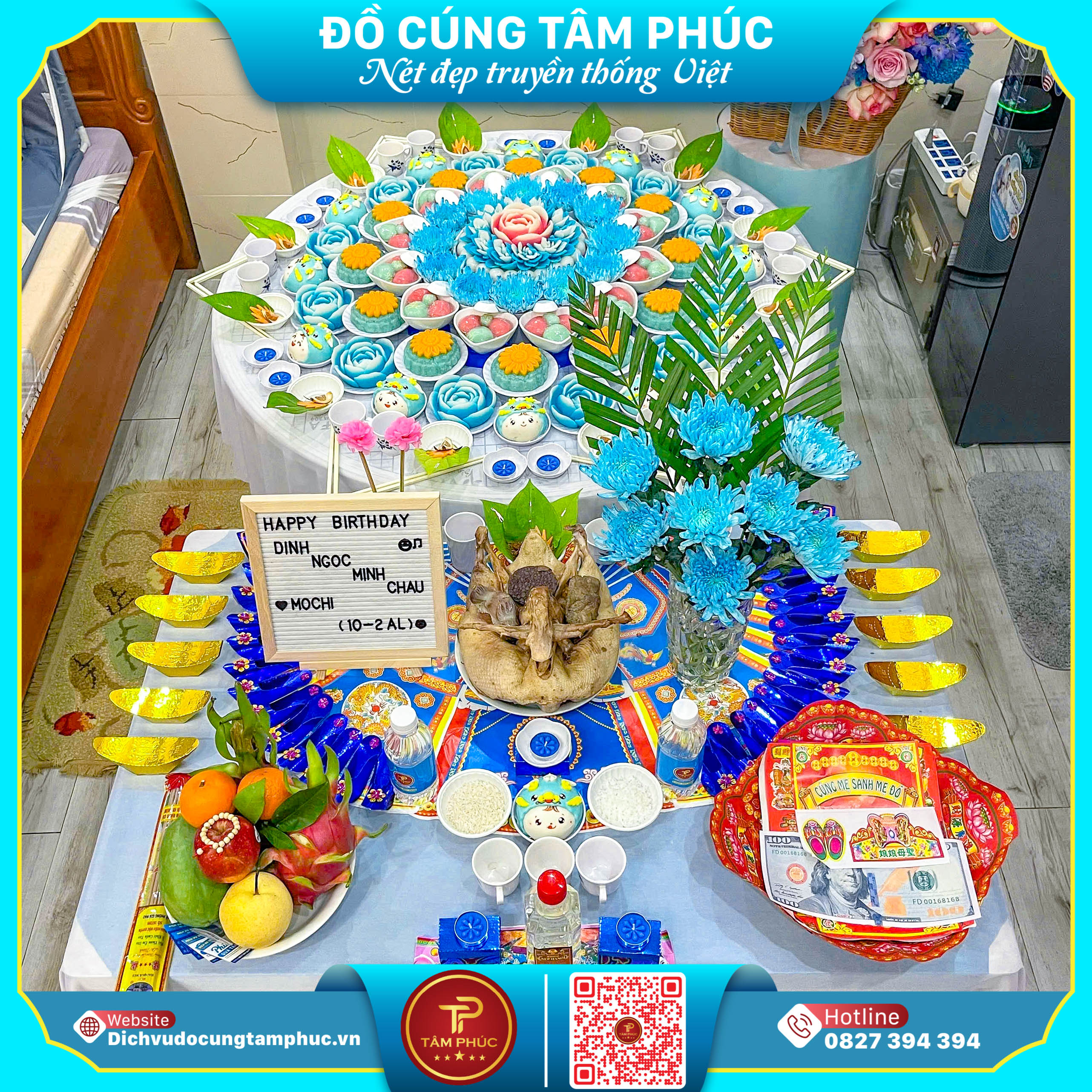 Mâm Cúng Căn 3,6,9,12 Tuổi Cho Con Tại Cần Thơ