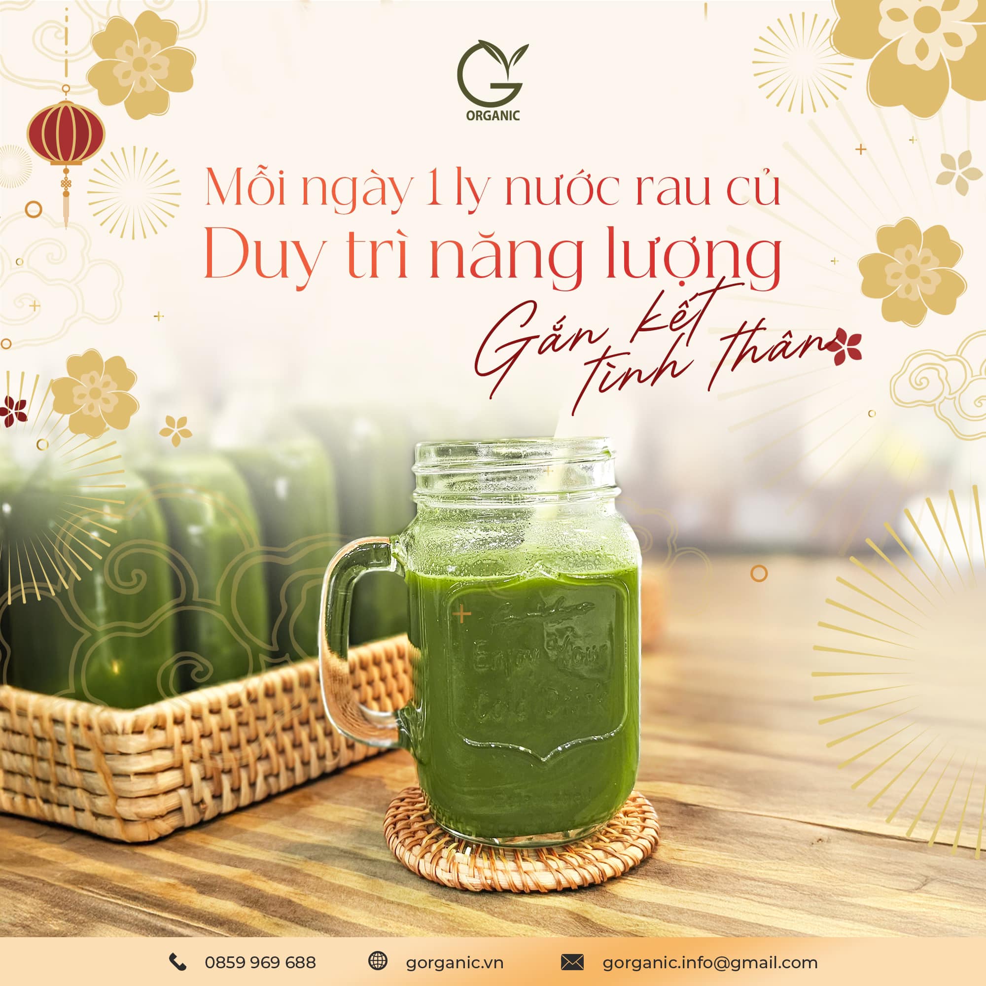 Bột rau củ G.Organic hỗ trợ cung cấp chất xơ