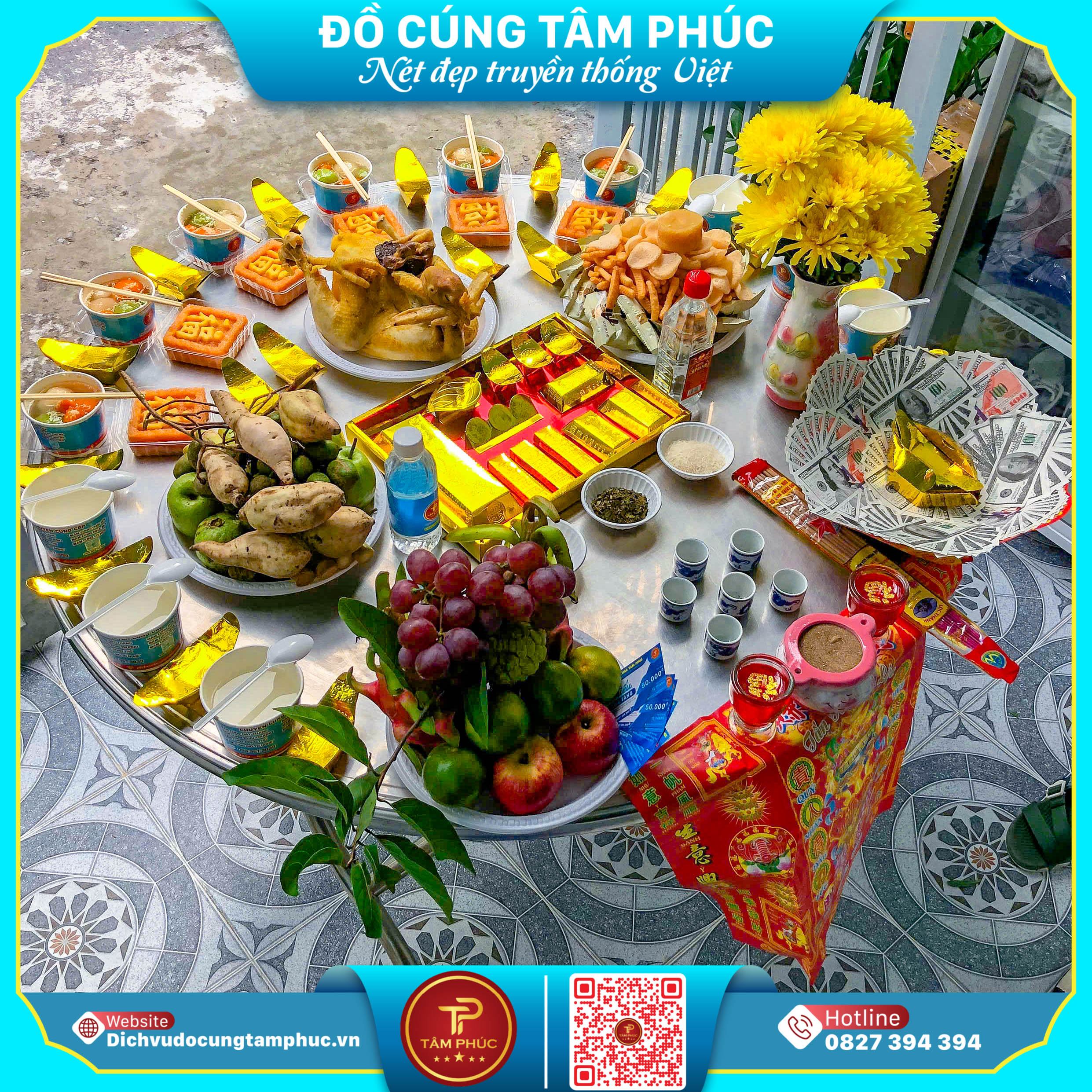 Mâm Cúng Rằm Tháng 7 Âm Lịch Trọn Gói Tại Cần Thơ.