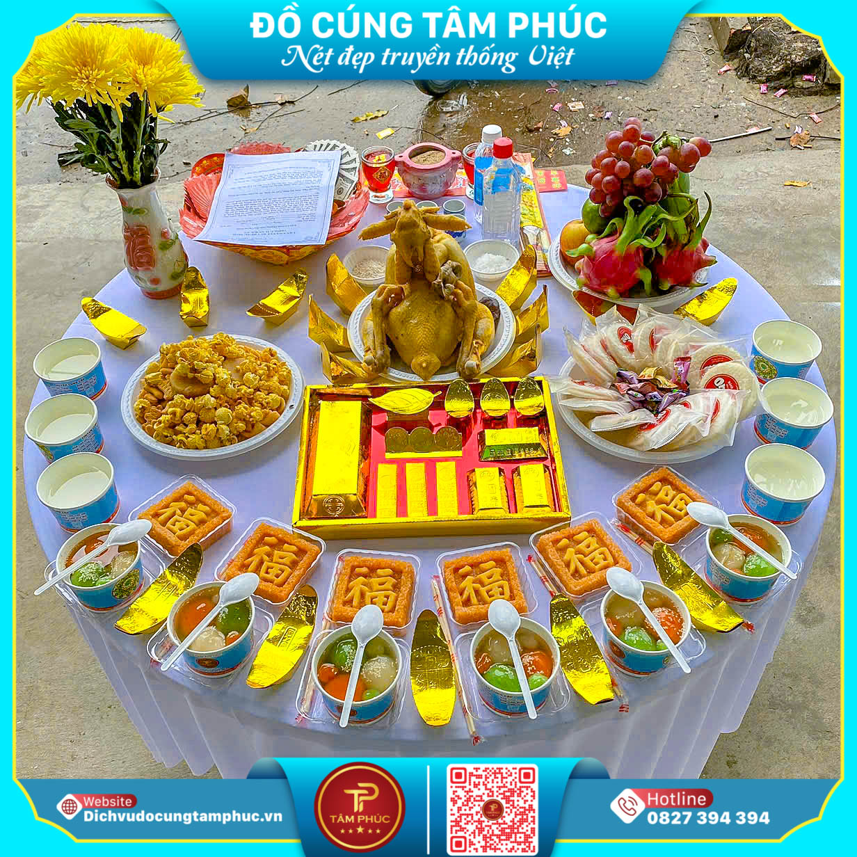 Mâm Cúng Rằm Tháng 7 Âm Lịch Trọn Gói Tại Cần Thơ.