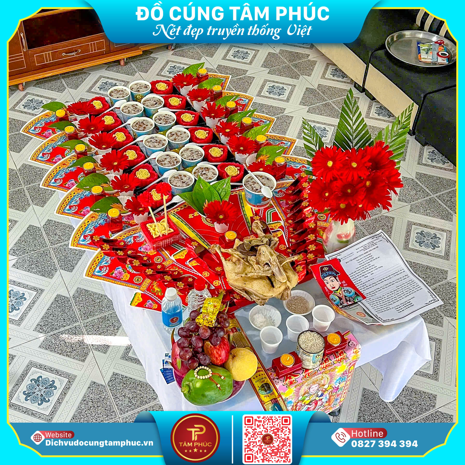 Vì sao khi cúng mụ cho bé không thể thiếu bộ đồ thế ?