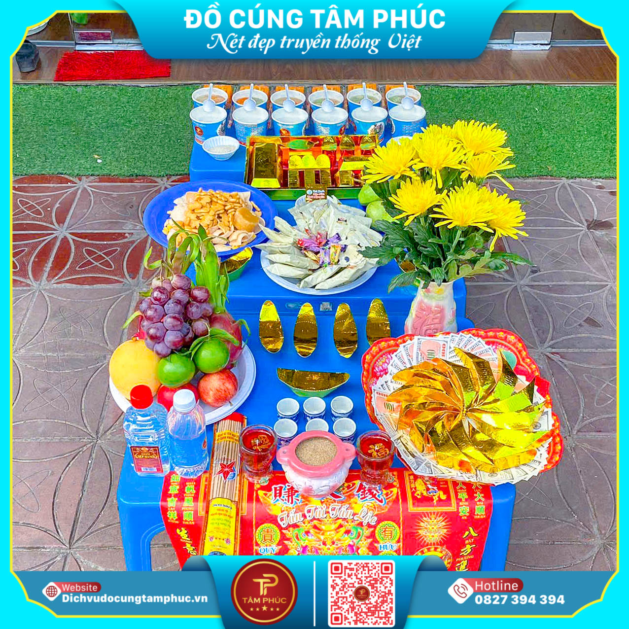 Mâm Cúng Cô Hồn Trọn Gói Chuẩn Nghi Lễ Tại Cần Thơ