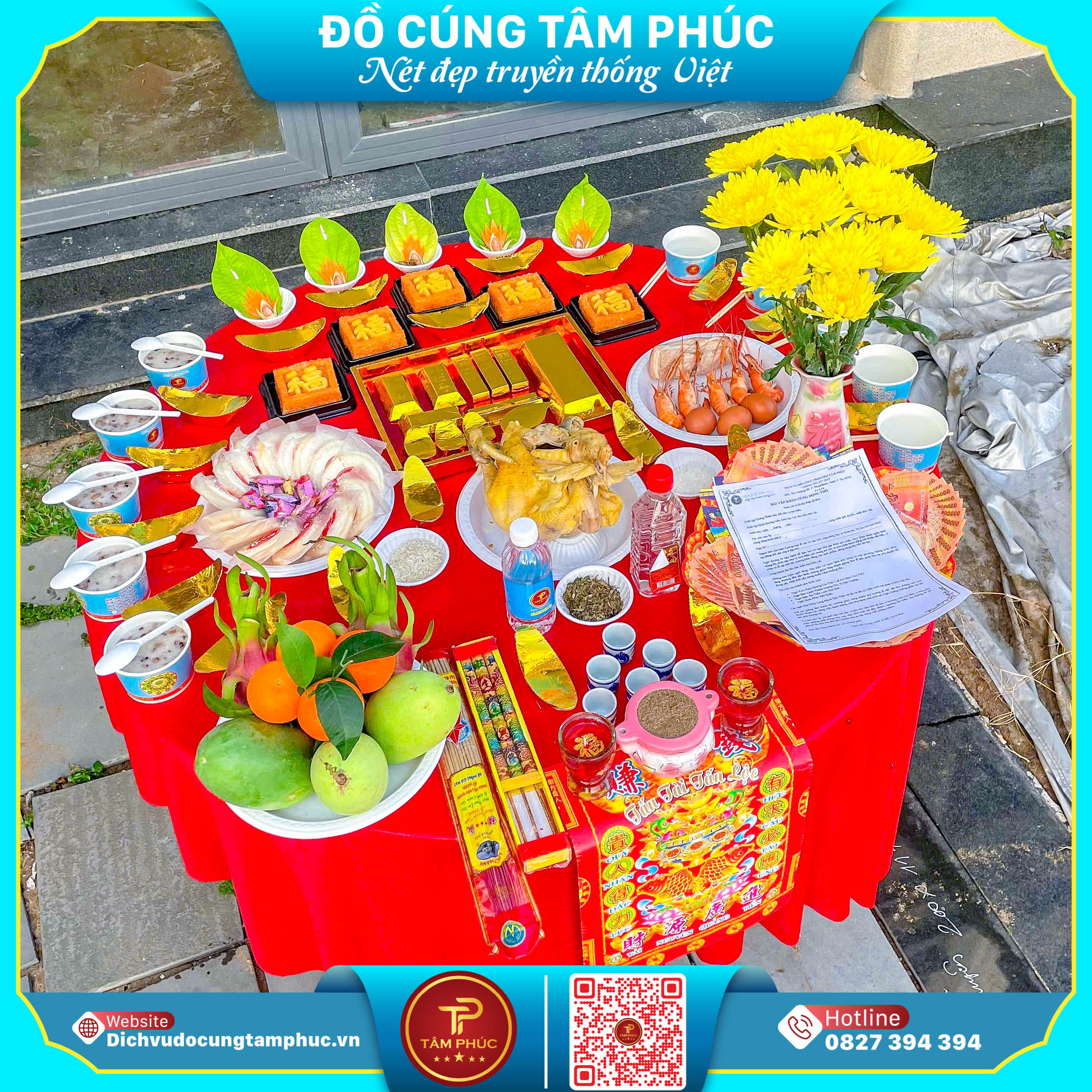 Vì sao cúng động thổ luôn có 5 phần xôi chè ?