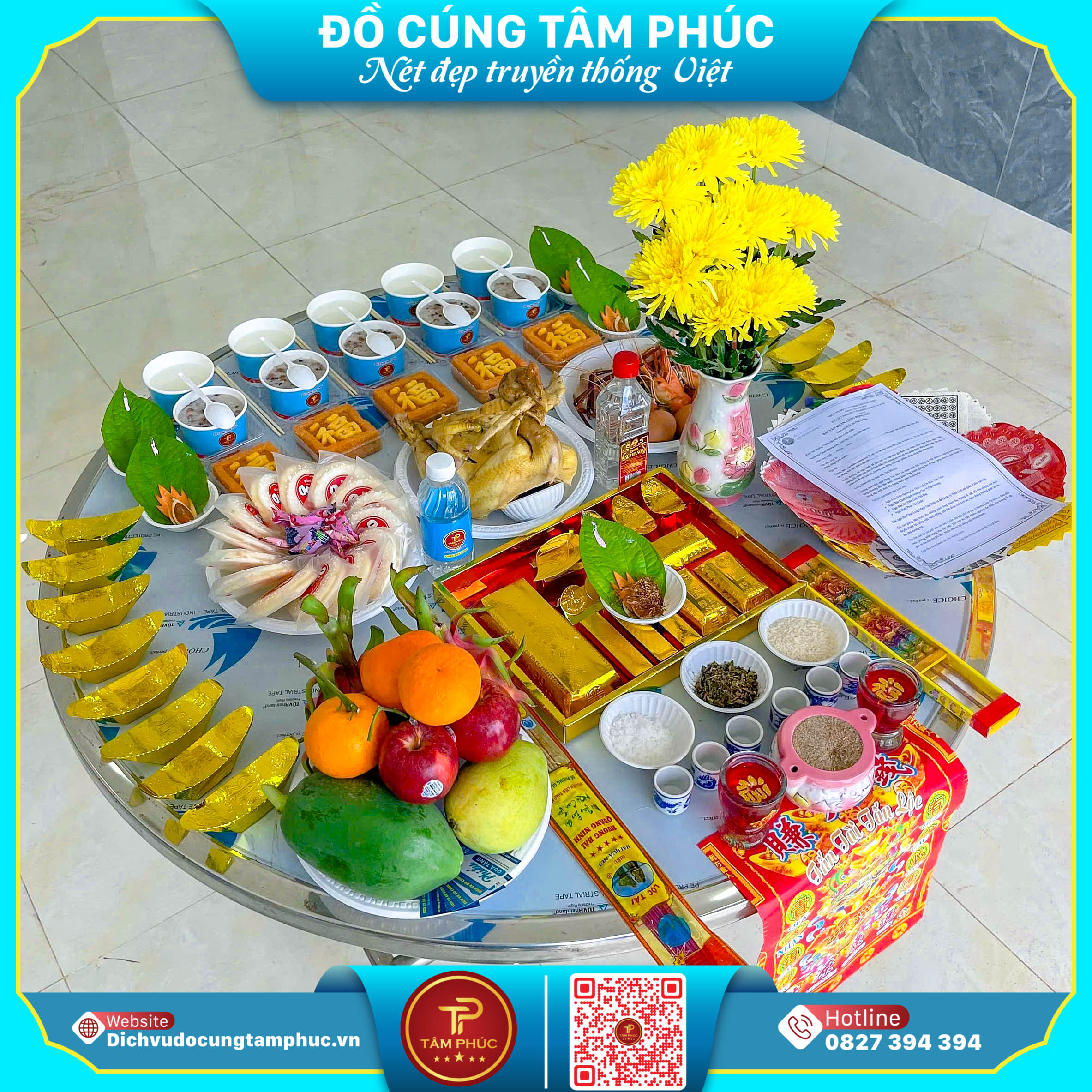Vì sao cúng động thổ luôn có 5 phần xôi chè ?