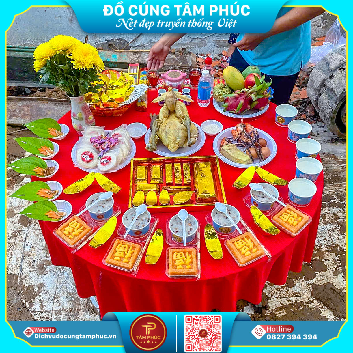Vì sao cúng động thổ luôn có 5 phần xôi chè ?