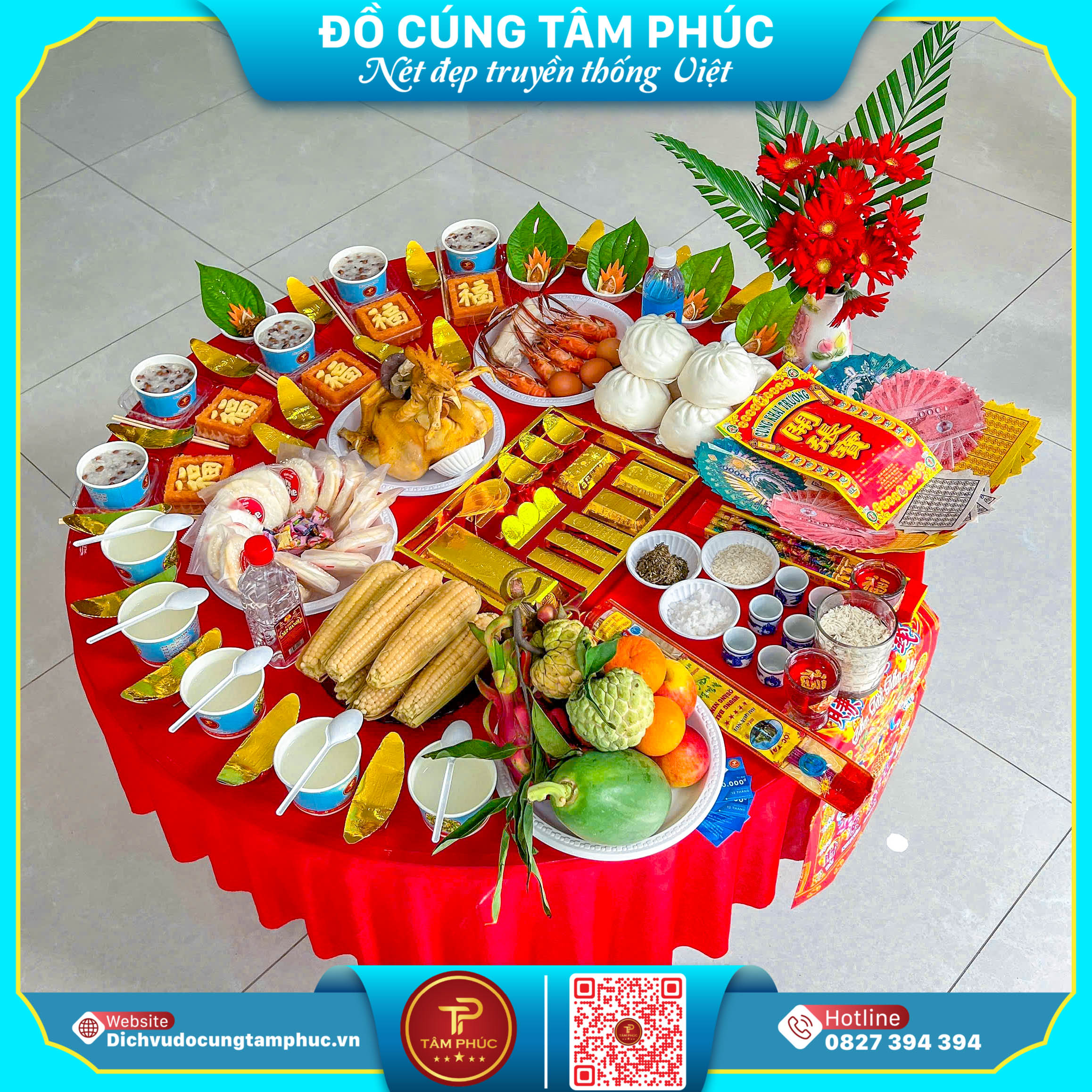 Mâm cúng khai trương trọn gói tại Cần Thơ giao hàng tận nơi.