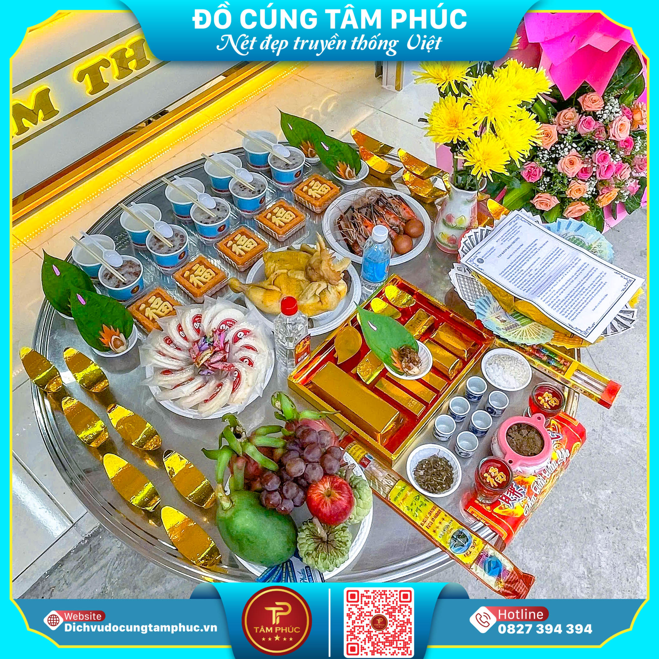 Mâm cúng khai trương trọn gói tại Cần Thơ giao hàng tận nơi.