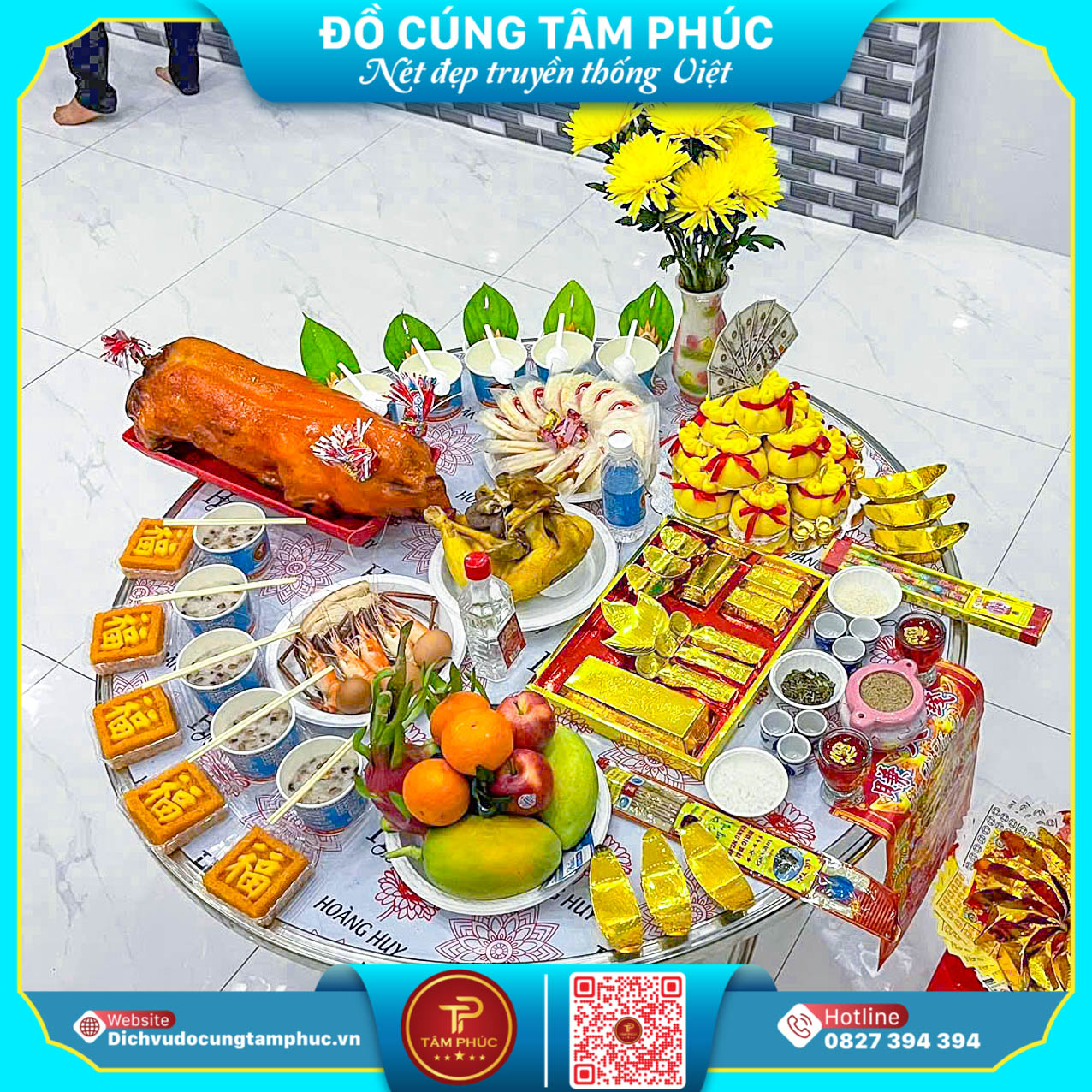 May Mắn Tài Lộc Với Bánh Bao Túi Tiền Trên Mâm Cúng