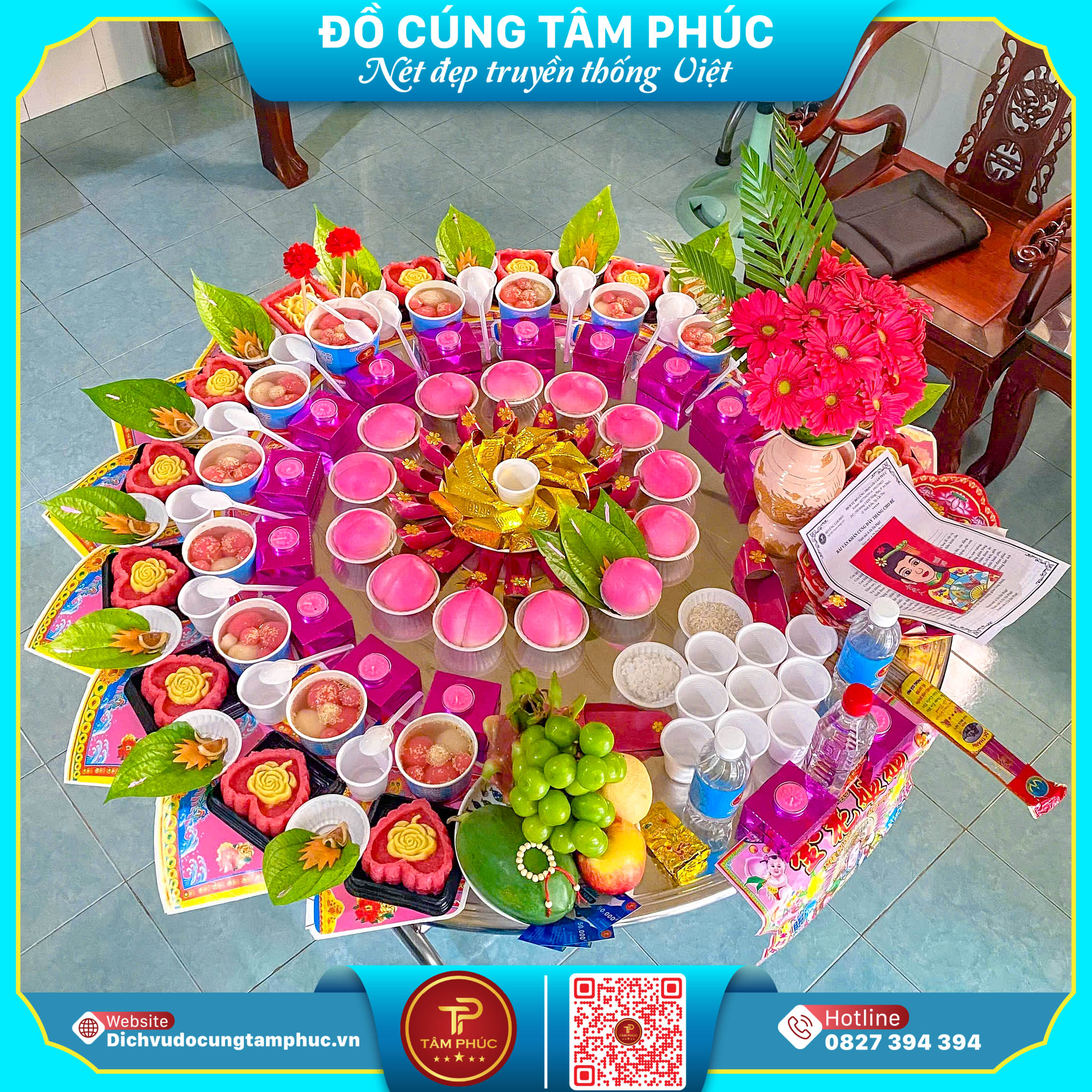 Ý nghĩa linh thiêng của bánh bao con giáp trên mâm cúng mụ cho bé.