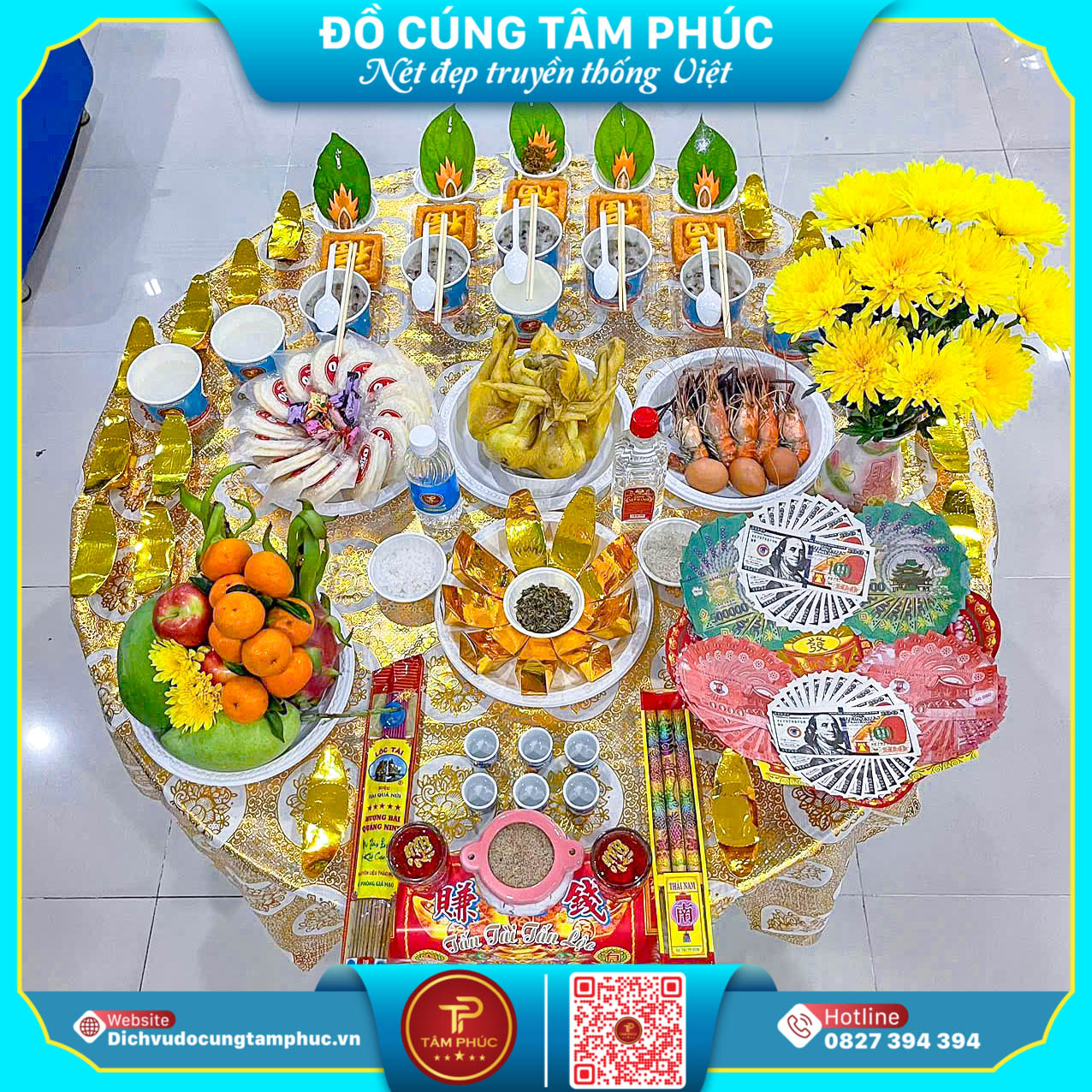Ý Nghĩa Phong Thủy Hoa Cúc Vàng Trên Mâm Cúng Khai Trương