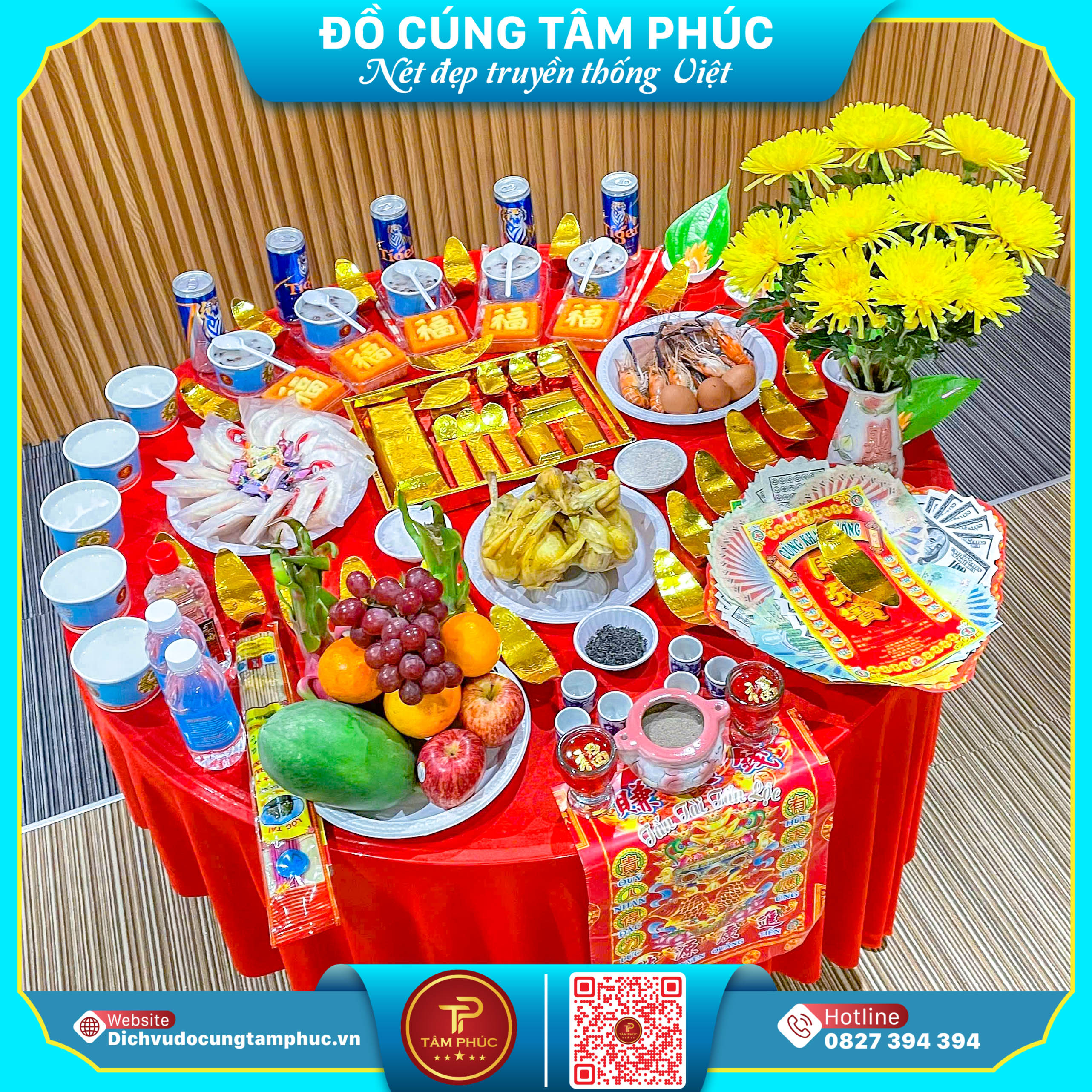Ý Nghĩa Phong Thủy Hoa Cúc Vàng Trên Mâm Cúng Khai Trương
