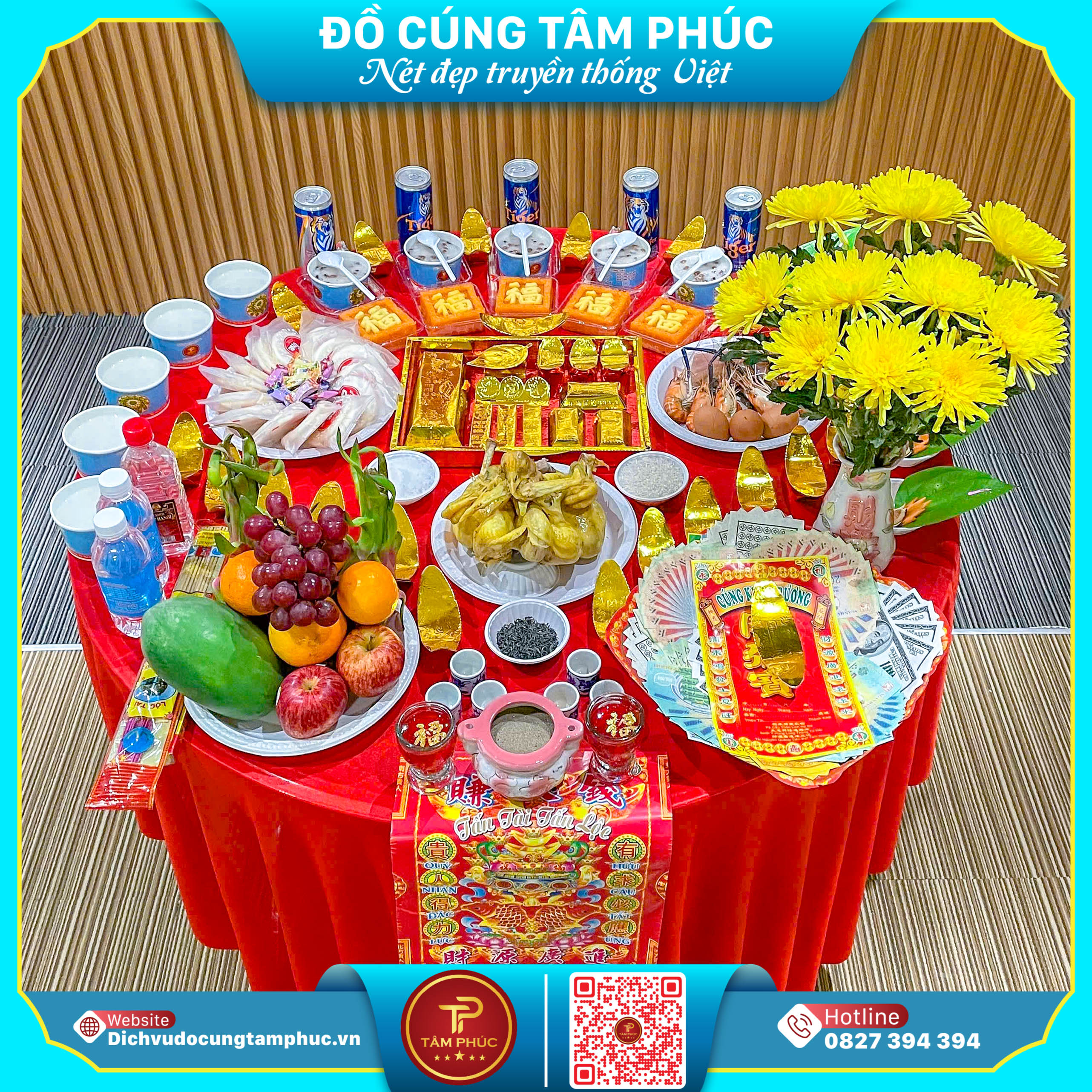 Ý Nghĩa Phong Thủy Hoa Cúc Vàng Trên Mâm Cúng Khai Trương