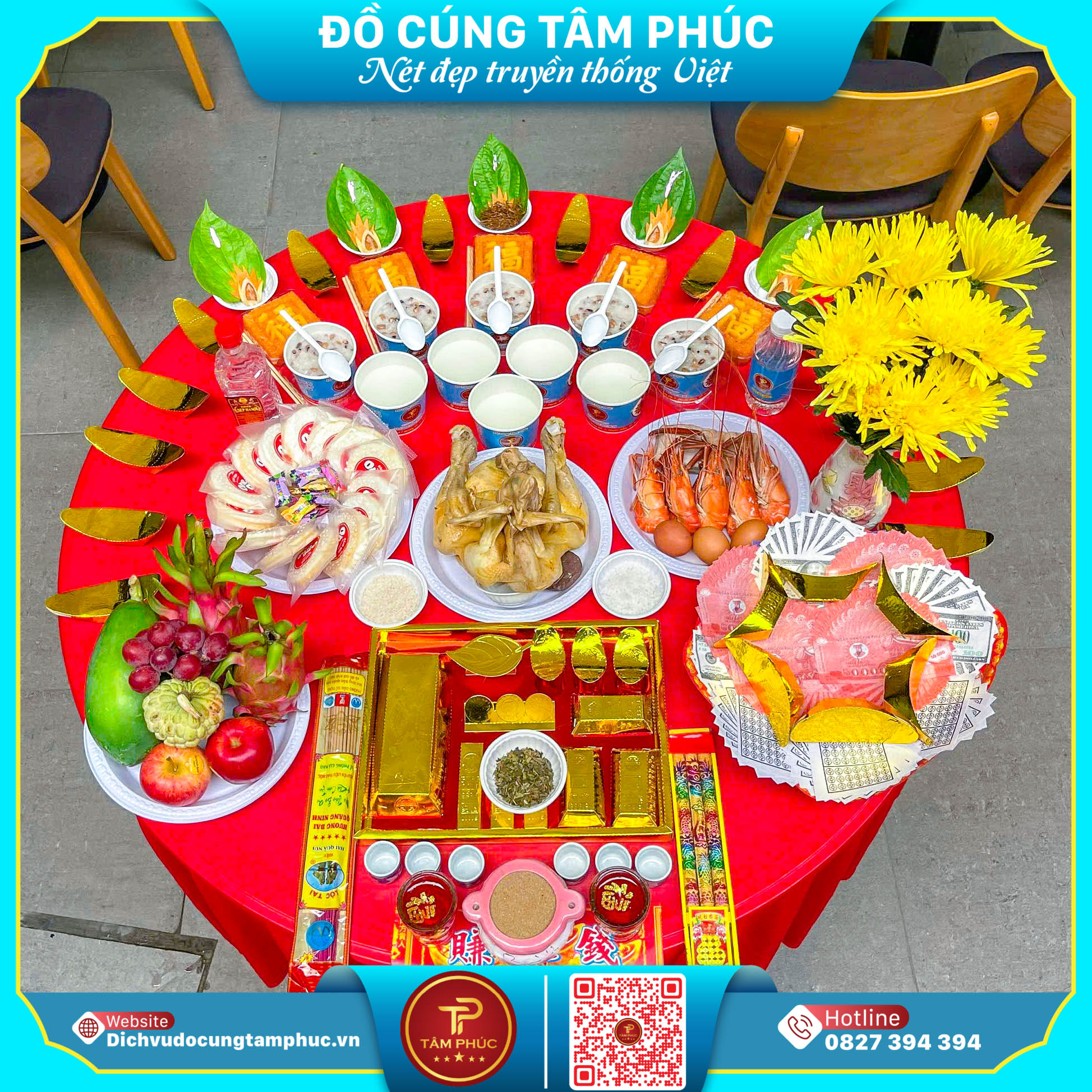 Mâm cúng động thổ, khởi công trọn gói tại Cần Thơ.