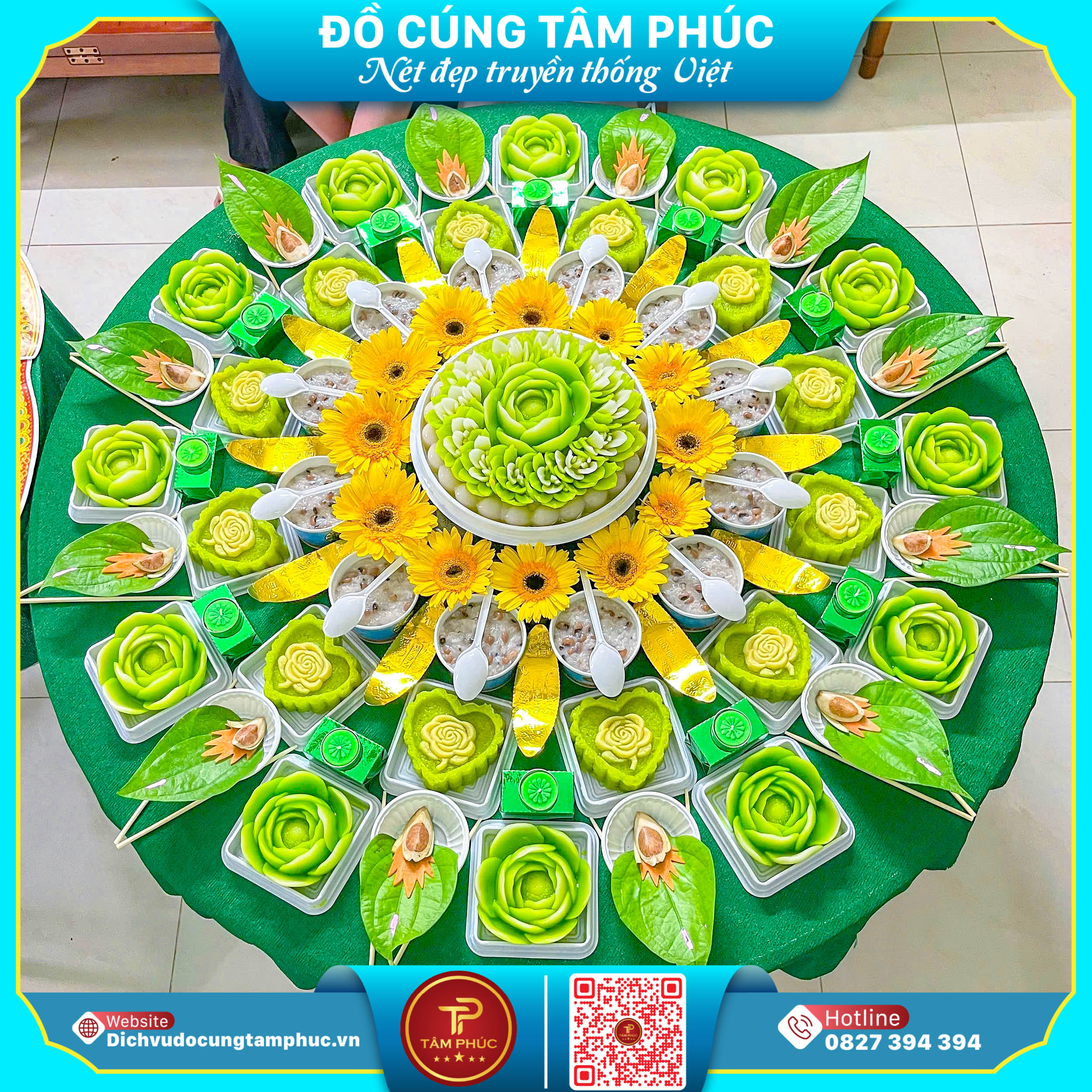 Chuẩn lễ truyền thống mâm cúng căn cho bé tại Cần Thơ.