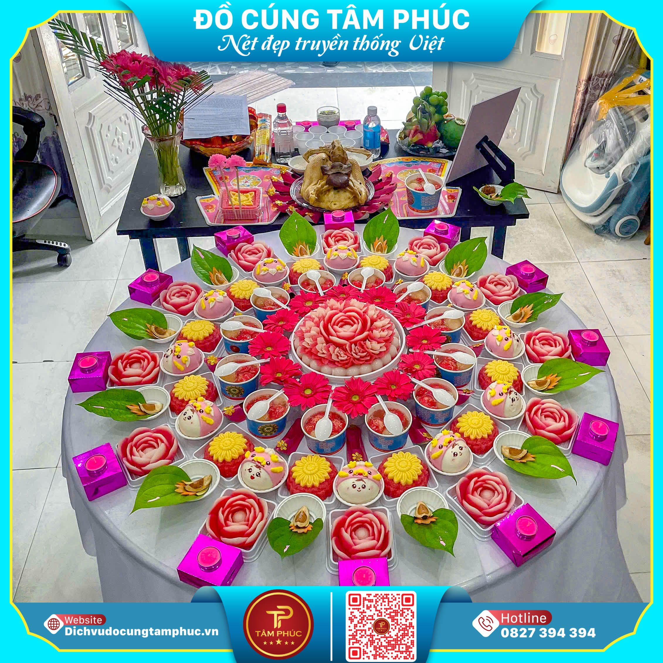 Đặt mâm cúng đầy tháng trọn gói cho bé tại Cần Thơ.