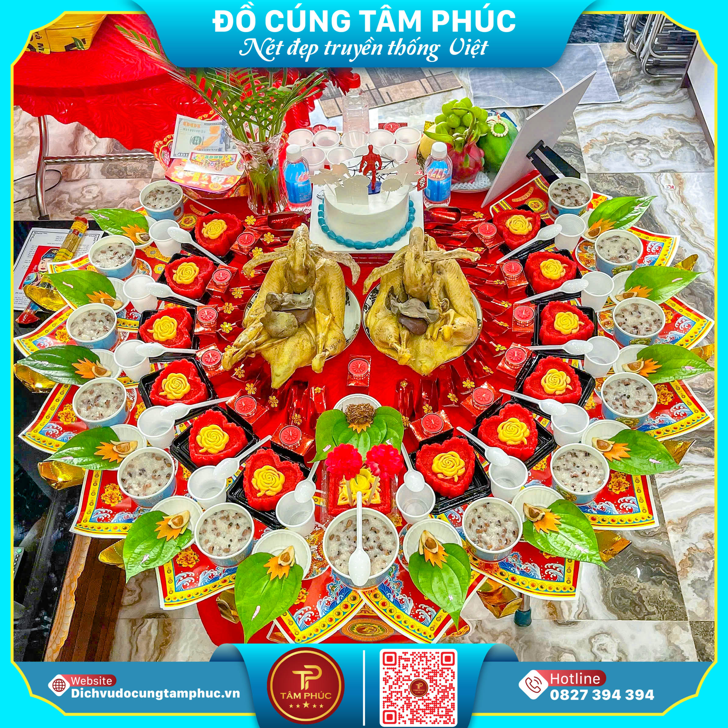 Đặt mâm cúng đầy tháng trọn gói cho bé tại Cần Thơ.