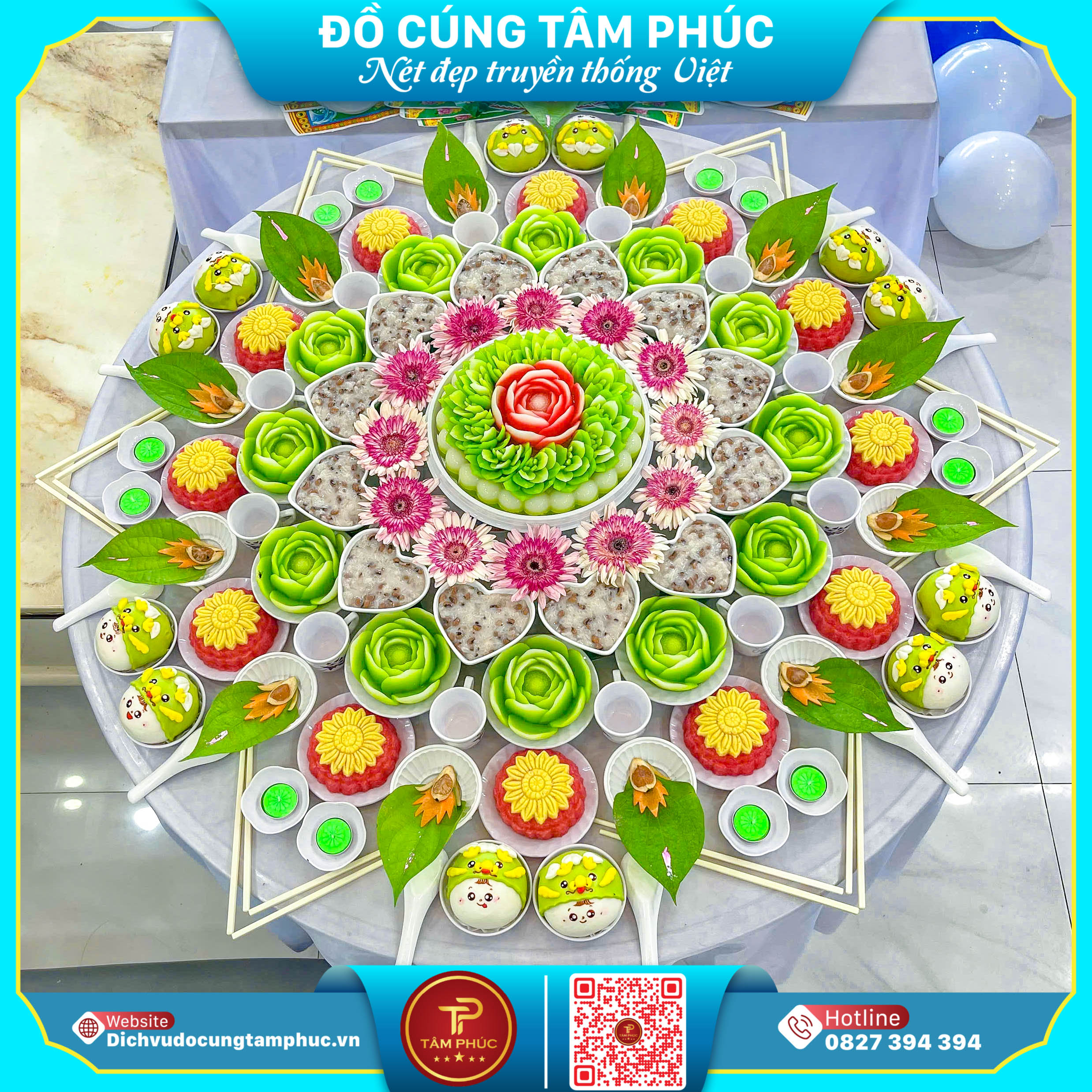 Đặt mâm cúng đầy tháng trọn gói cho bé tại Cần Thơ.