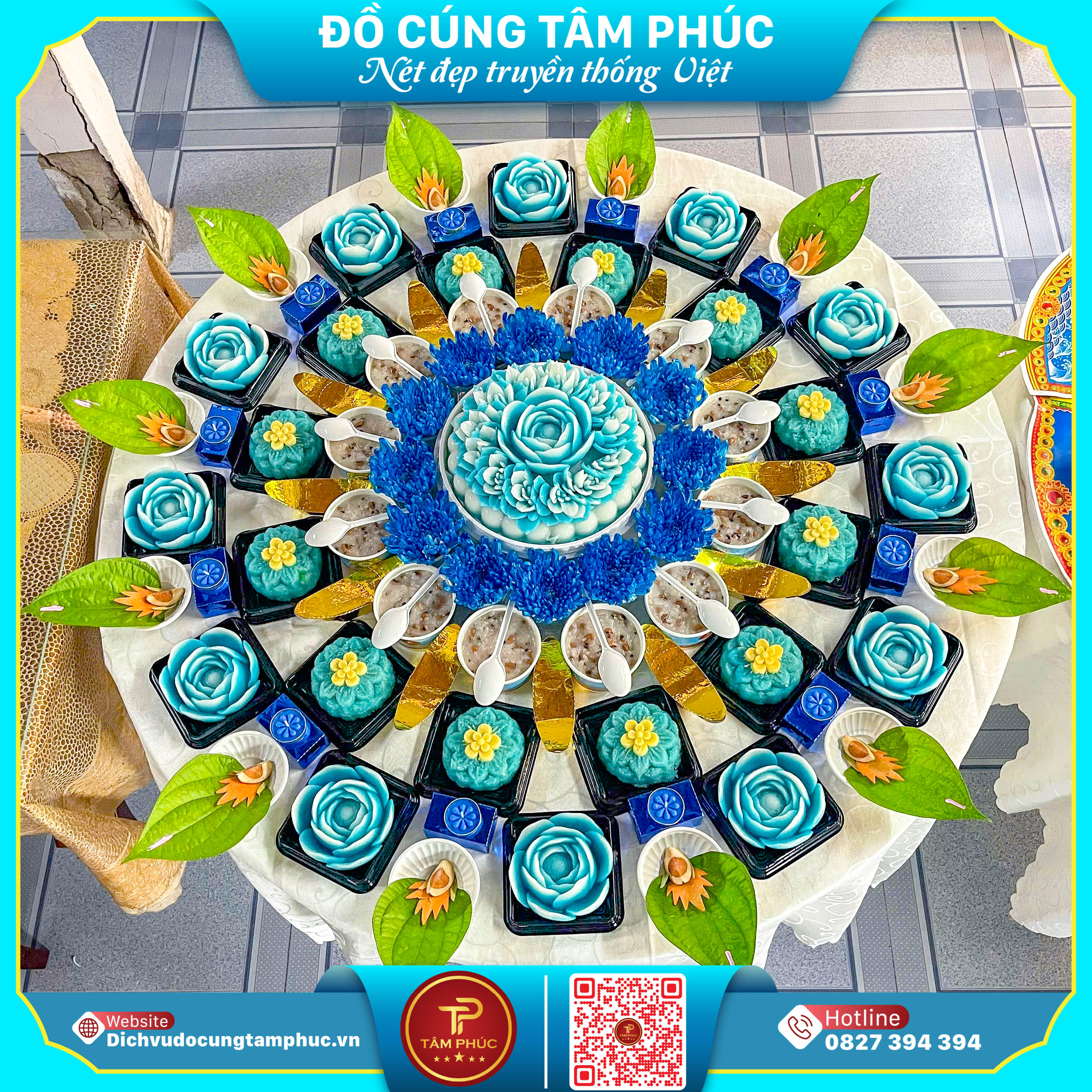 Mâm cúng thôi nôi trọn gói tại Cần Thơ, đủ lễ vật, đúng phong tục.