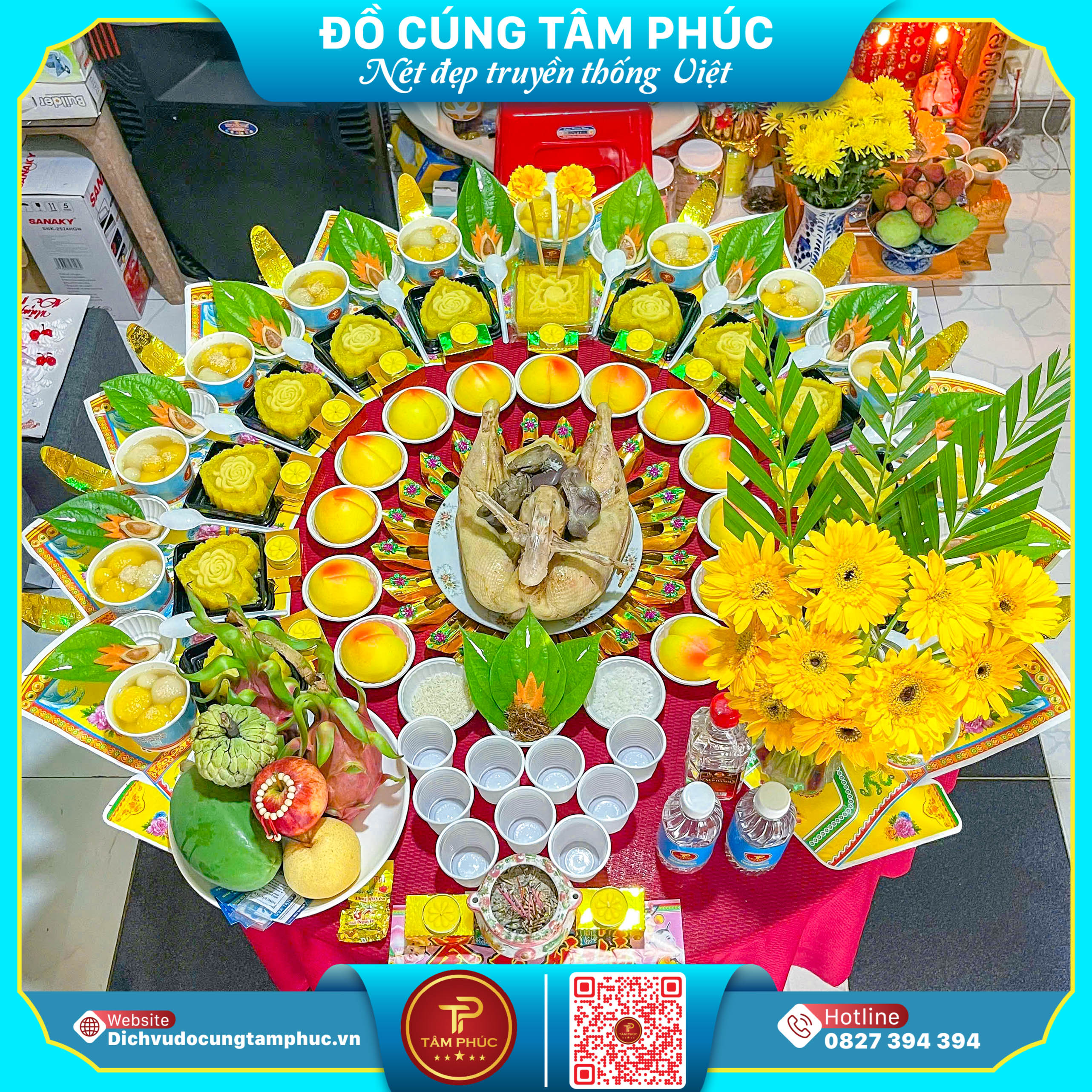 Mâm Cúng Mụ Trọn Gói Trang Trọng Chuẩn Nghi Lễ Tại Cần Thơ