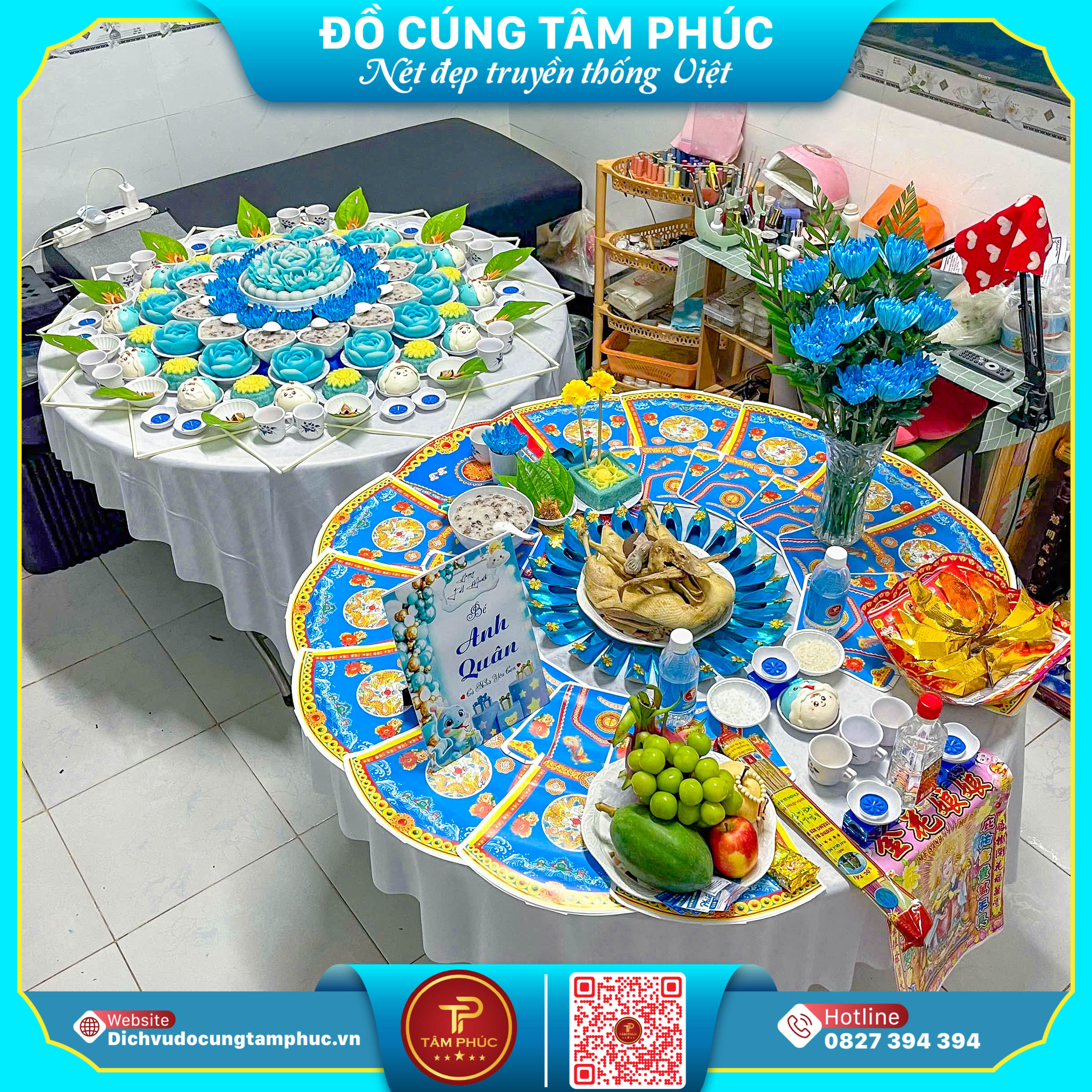 Đồ Cúng Trọn Gói Tâm Phúc -  Chu Toàn Lễ Nghi -  Trọn Vẹn Tâm Ý