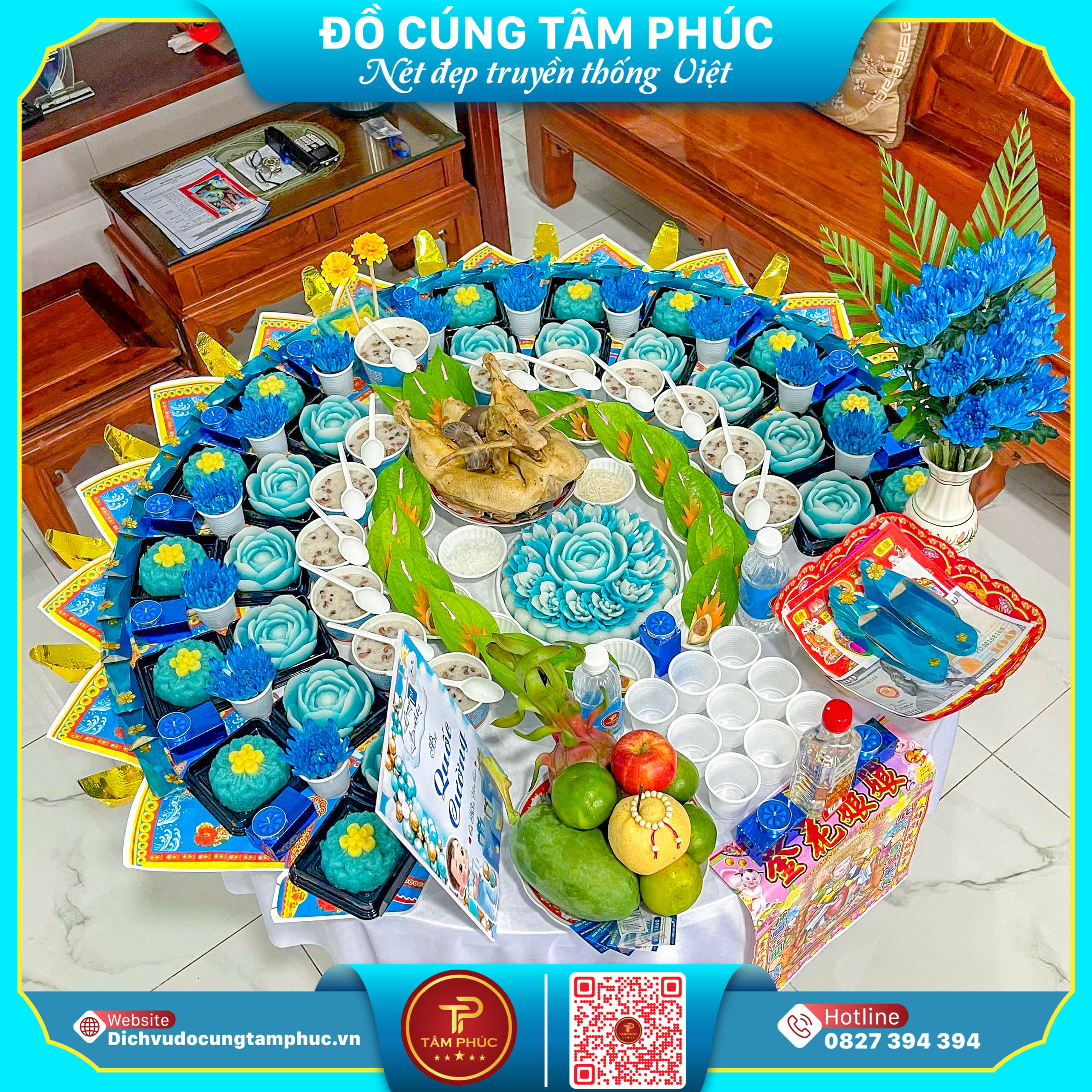 Đồ Cúng Trọn Gói Tâm Phúc -  Chu Toàn Lễ Nghi -  Trọn Vẹn Tâm Ý