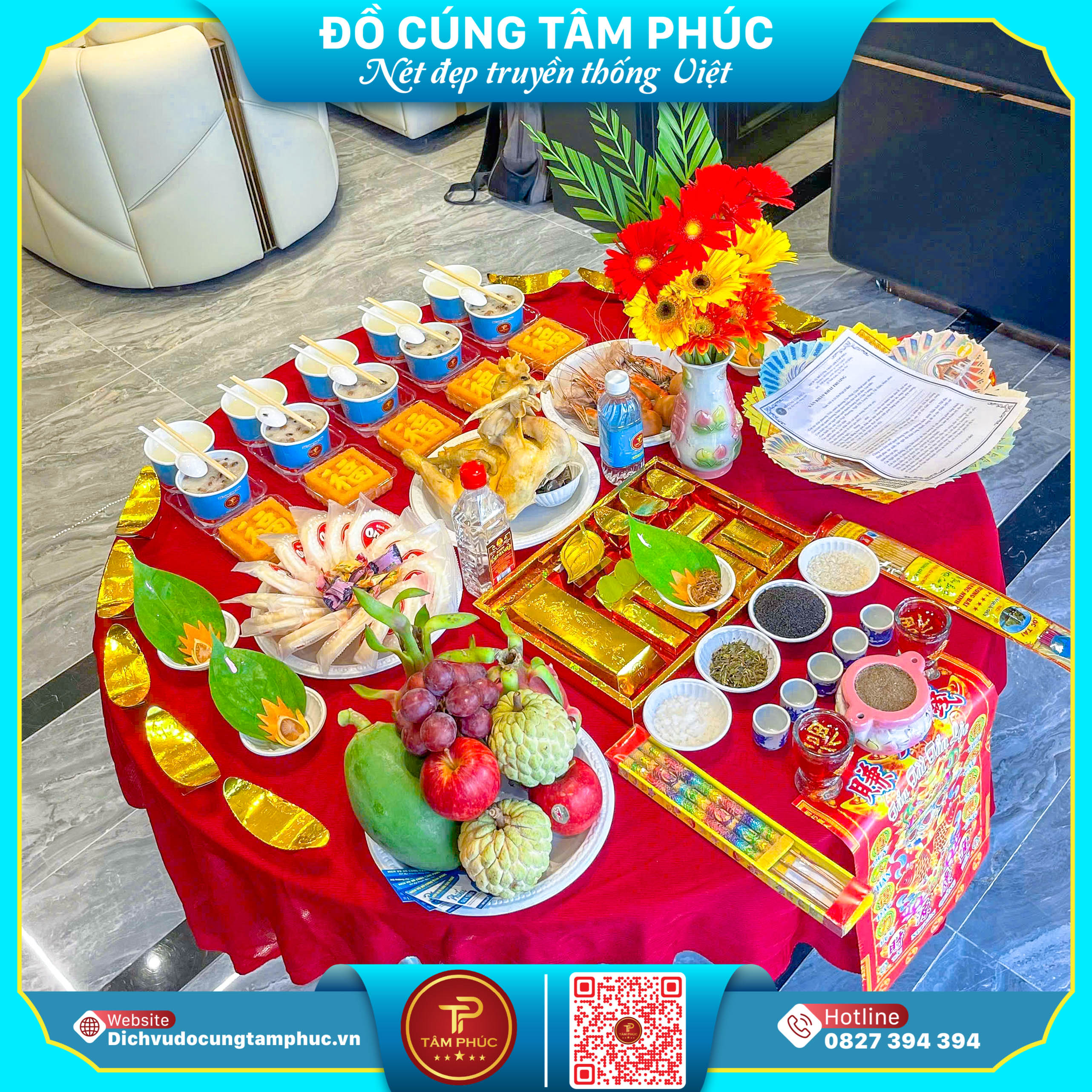 Mâm Cúng Khai Trương, Đón Tài Lộc, Hướng Thành Công