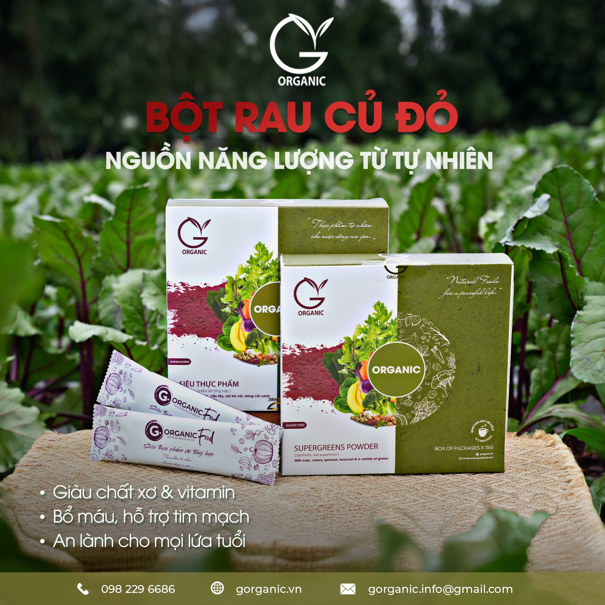 Sản phẩm tự nhiên, cho cuộc sống an yên - G.Organic