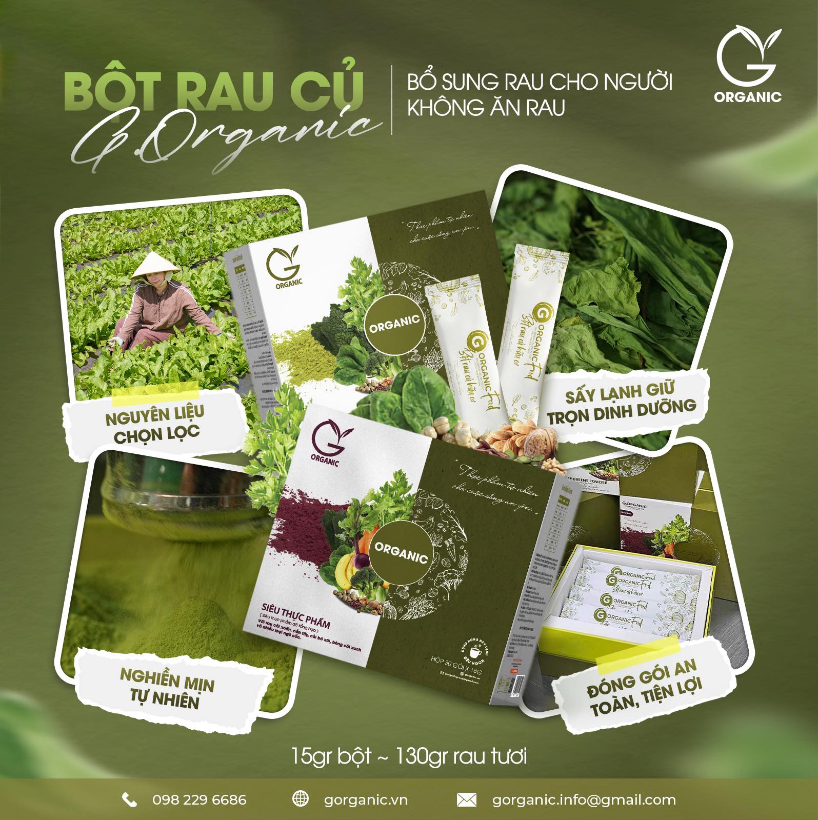 Sản phẩm tự nhiên, cho cuộc sống an yên - G.Organic