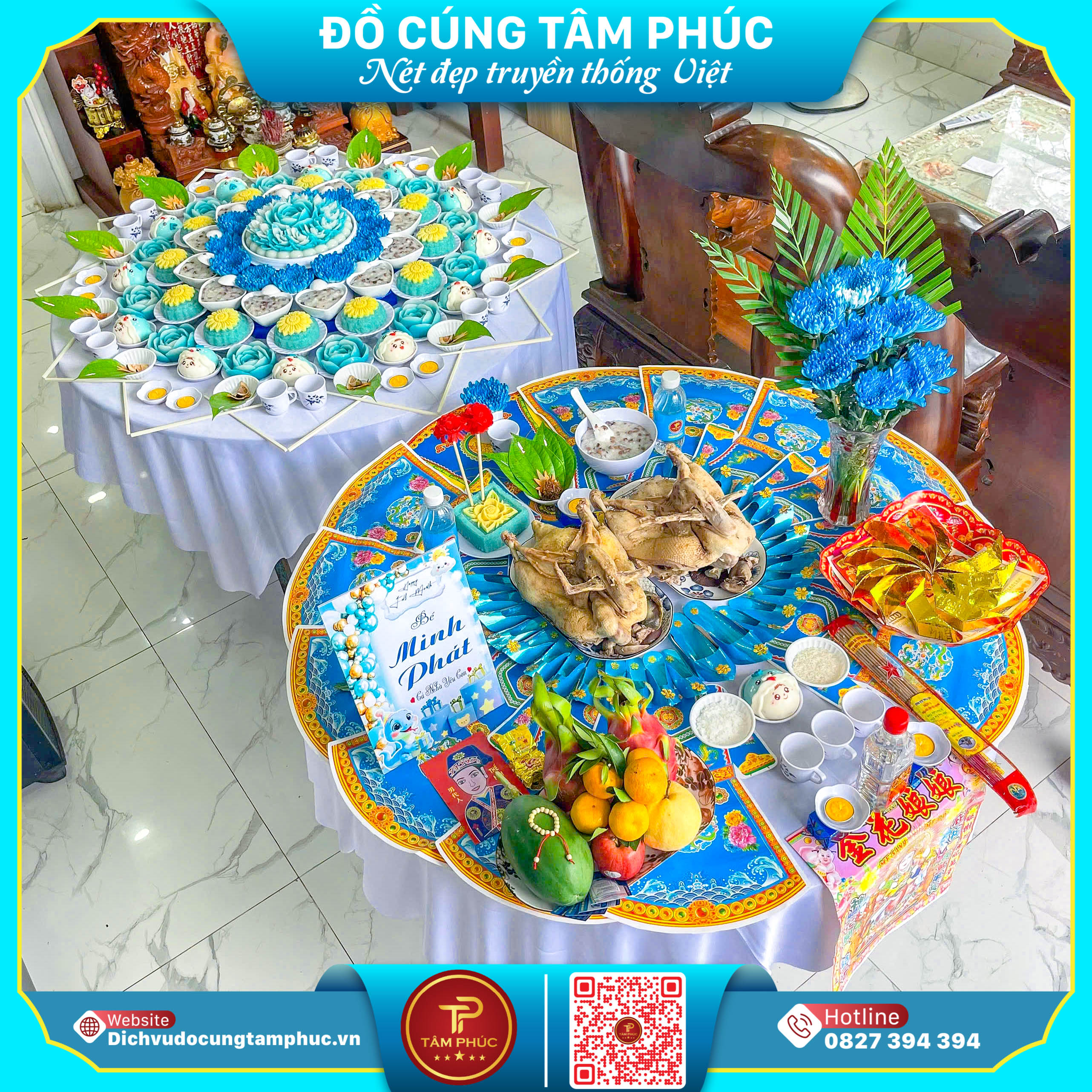 Dịch Vụ Mâm Cúng Đầy Tháng Thôi Nôi Trọn Gói Tại Cần Thơ