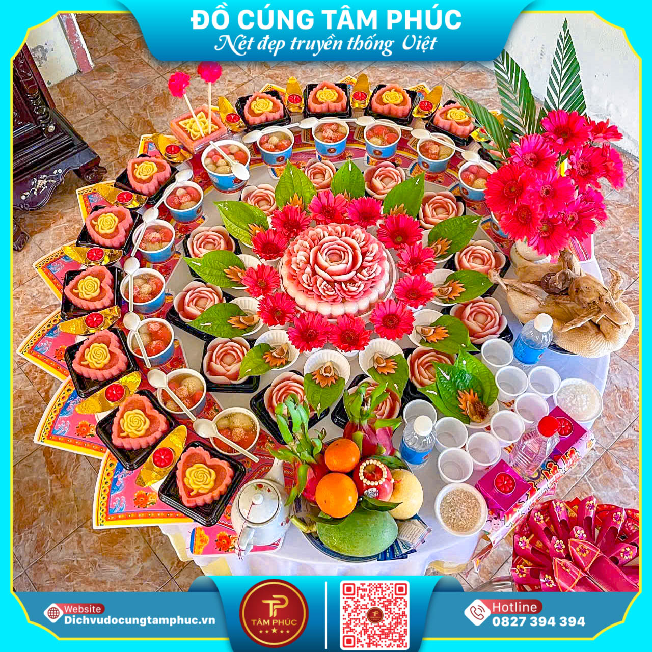 Dịch Vụ Mâm Cúng Đầy Tháng Thôi Nôi Trọn Gói Tại Cần Thơ