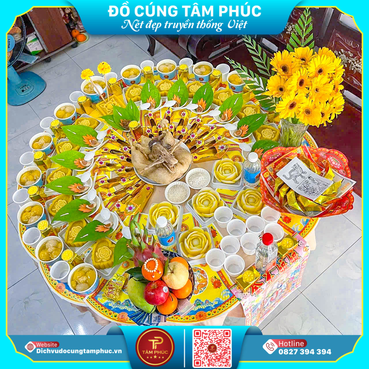 Dịch Vụ Mâm Cúng Đầy Tháng Thôi Nôi Trọn Gói Tại Cần Thơ