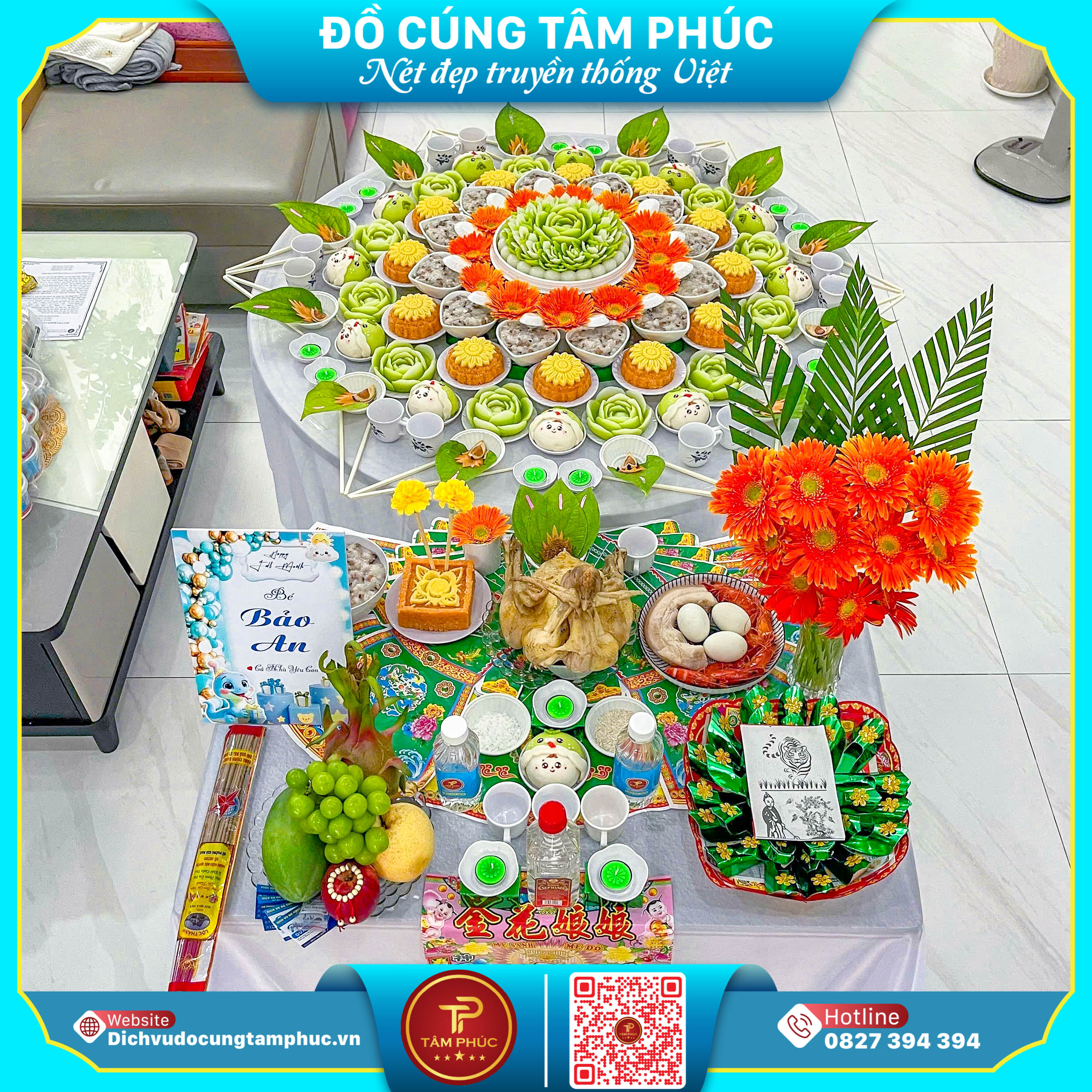 Bộ Giấy Cúng Đầy Tháng, Thôi Nôi Cho Bé Gồm Có Những Gì