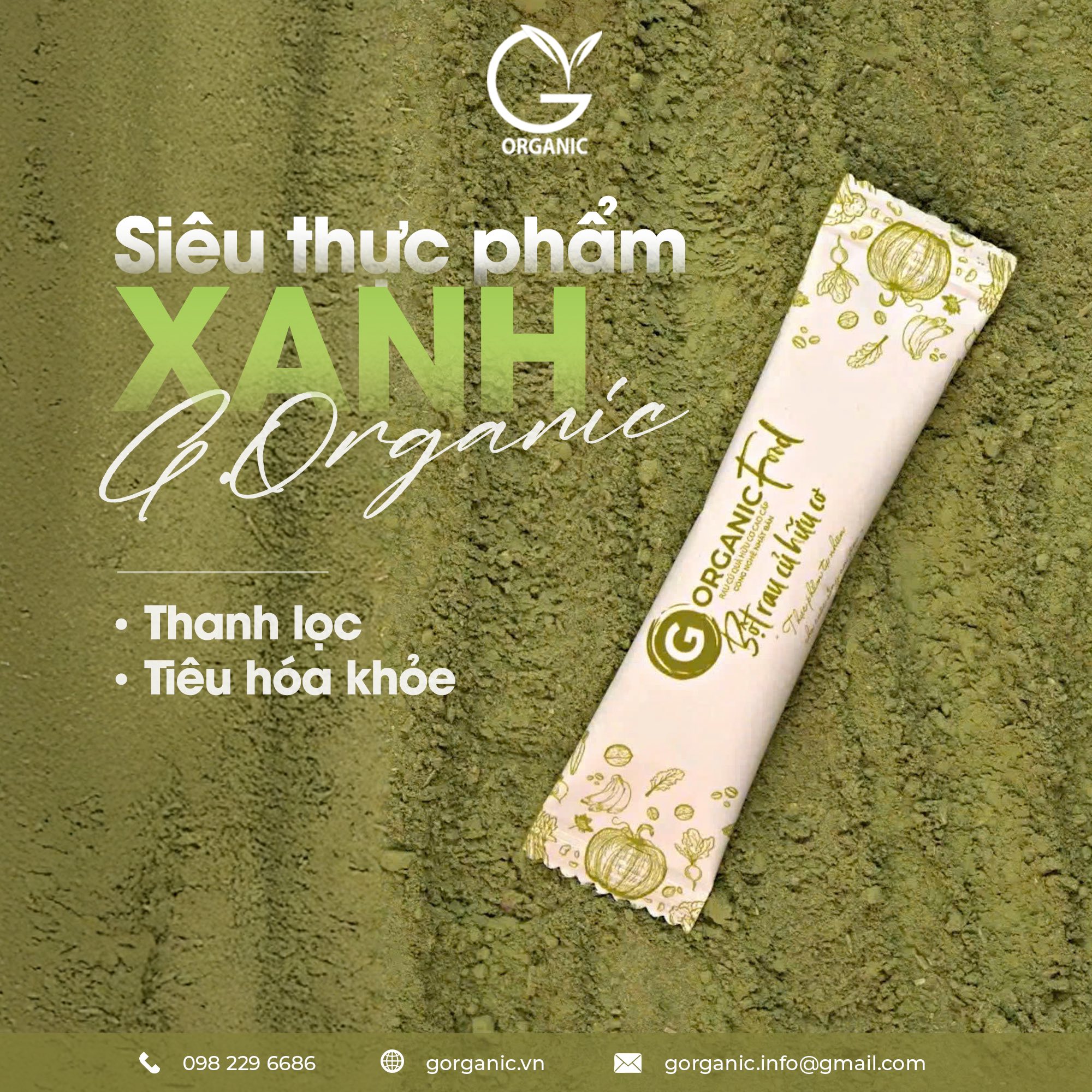 G.Organic - thật từ đất, đến bữa ăn, đến từng tế bào cơ thể