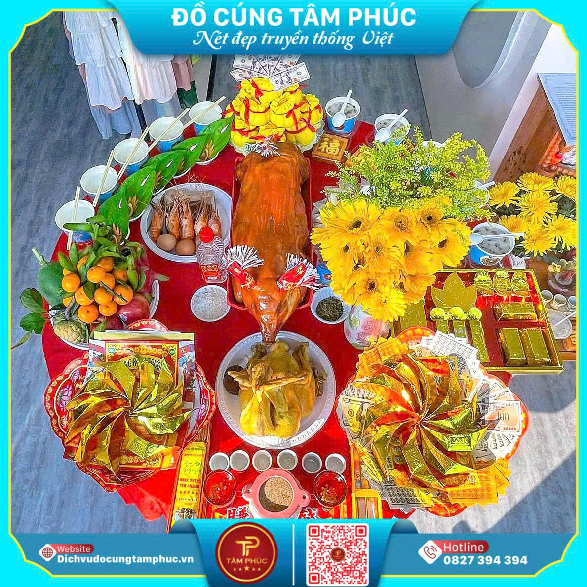 Dịch Vụ Mâm Cúng Khai Trương Trọn Gói - Đồ Cúng Tâm Phúc Cần Thơ