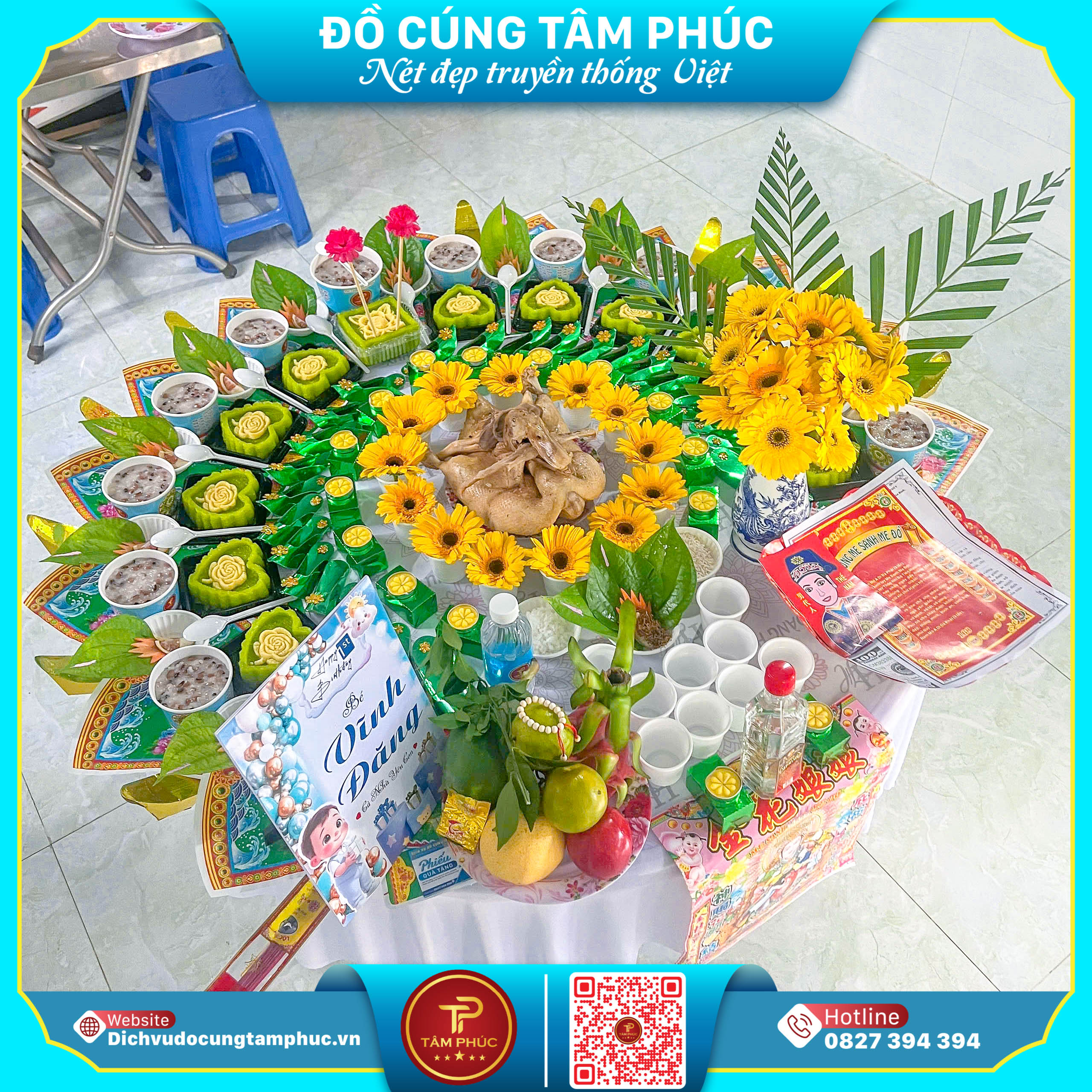 Một Mâm Cúng Gửi Gắm Bao Lời Chúc Cho Tương Lai Con