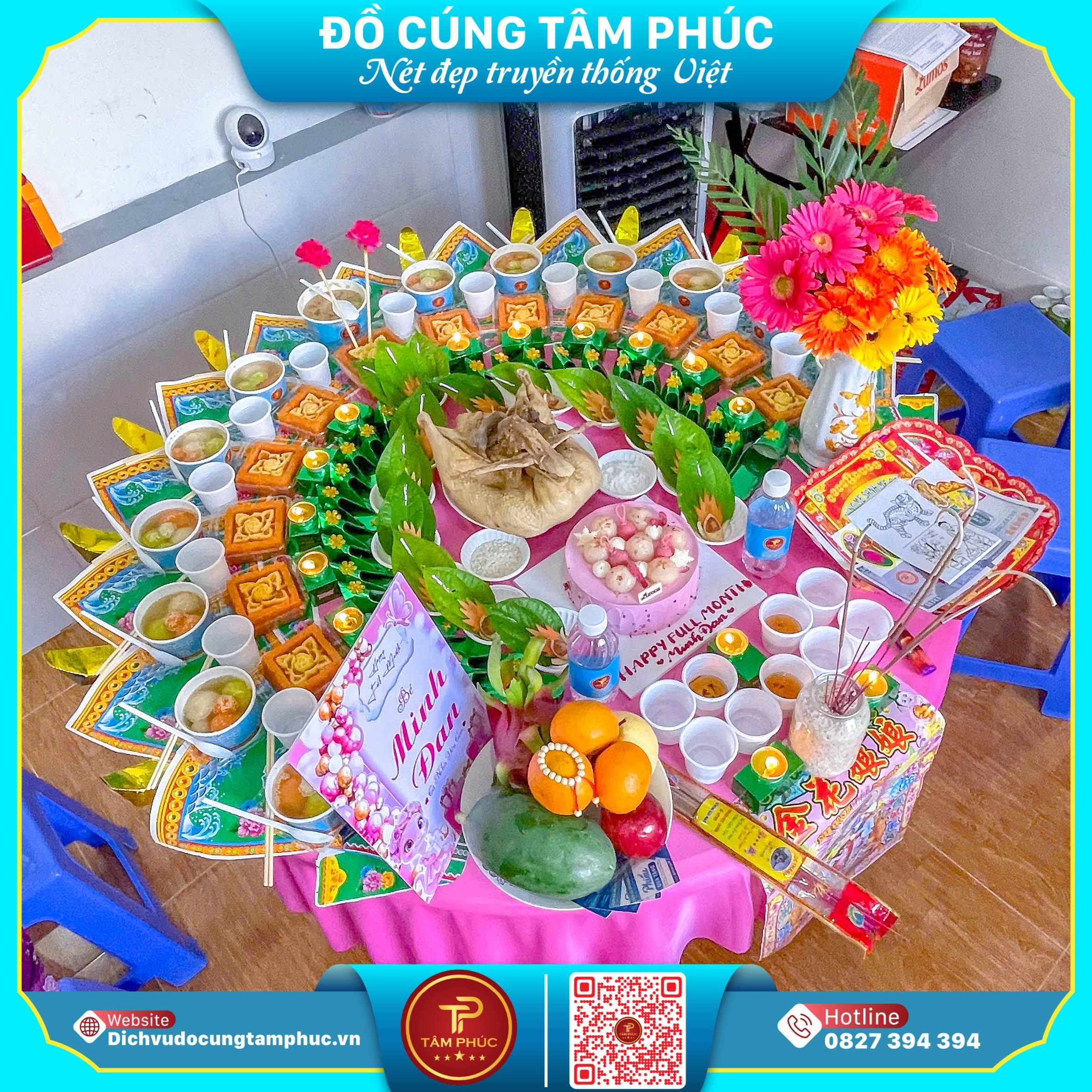 Một Mâm Cúng Gửi Gắm Bao Lời Chúc Cho Tương Lai Con