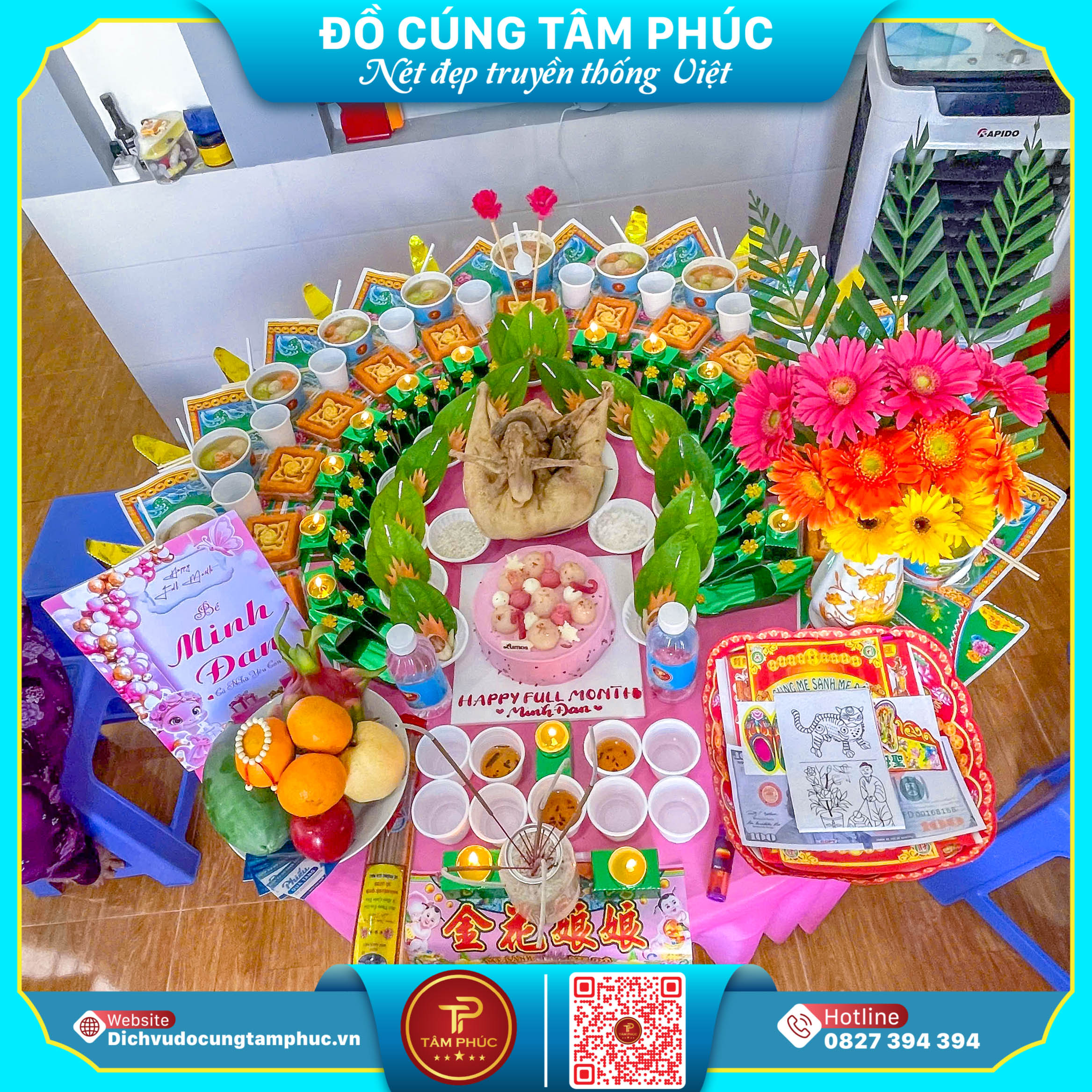 Một Mâm Cúng Gửi Gắm Bao Lời Chúc Cho Tương Lai Con