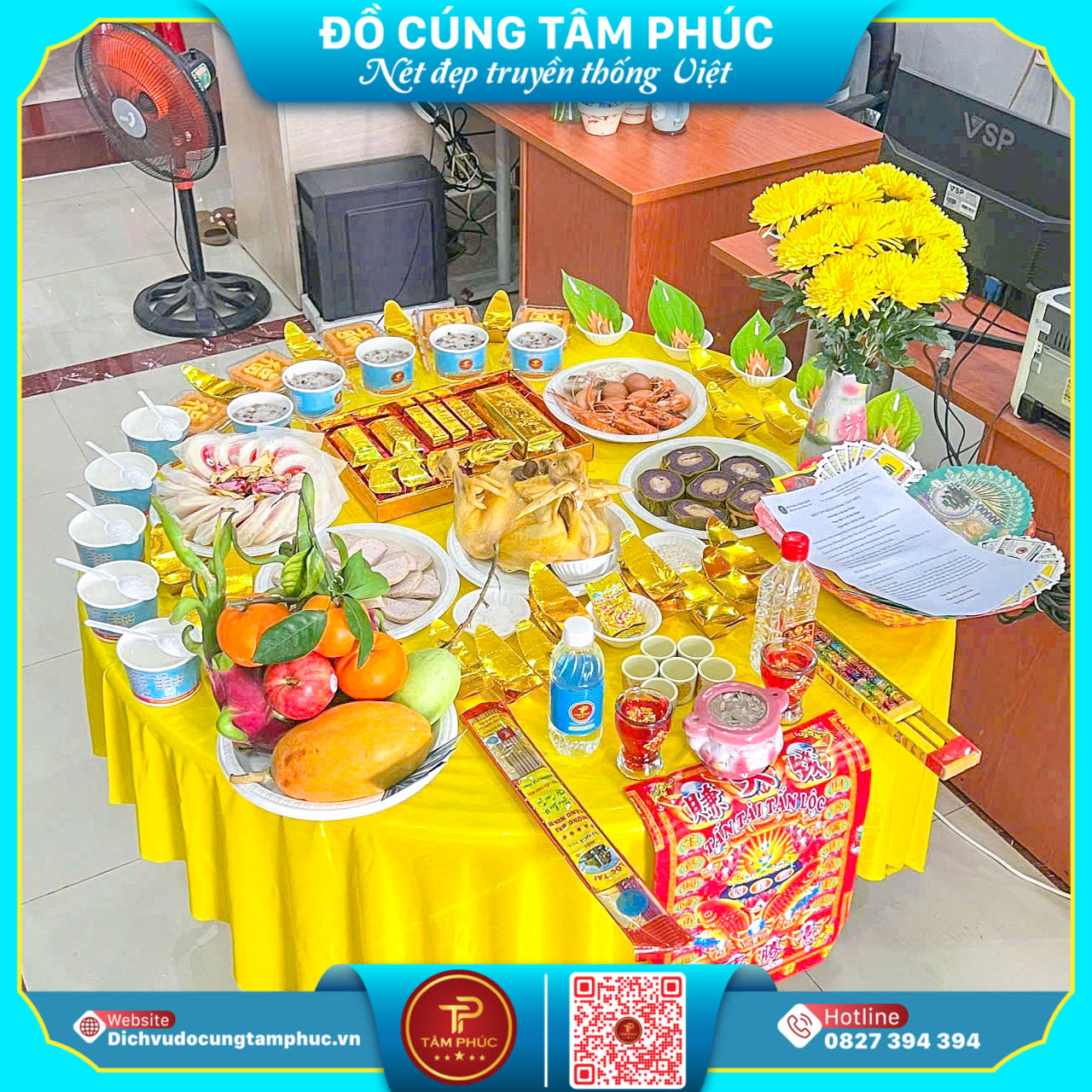 Mấm Cúng Tất Niên Trọn Gói, Dịch Vụ Đồ Cúng Tâm Phúc Tại Cần Thơ