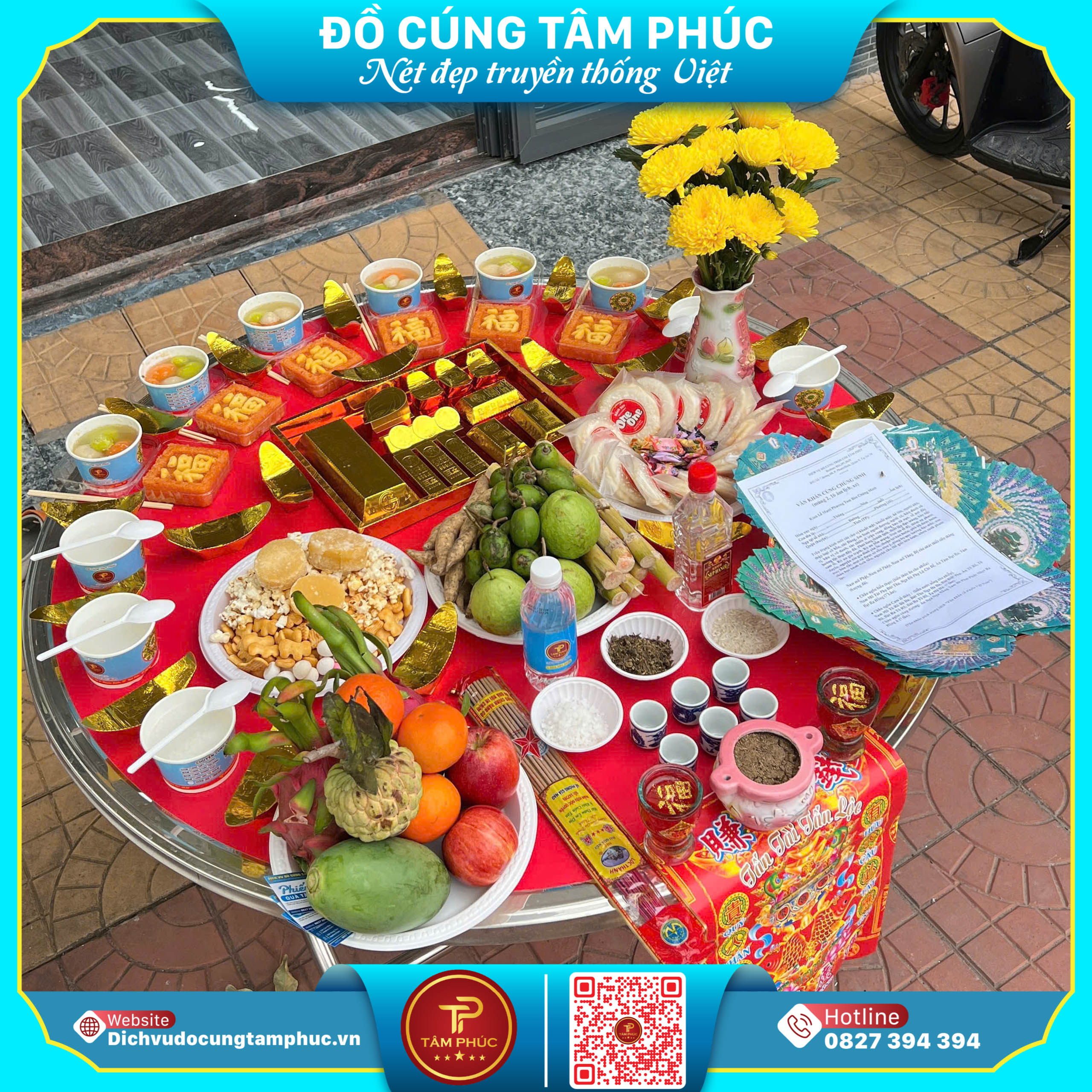 Mâm Cúng Mùng 2 Và 16 Hàng Tháng