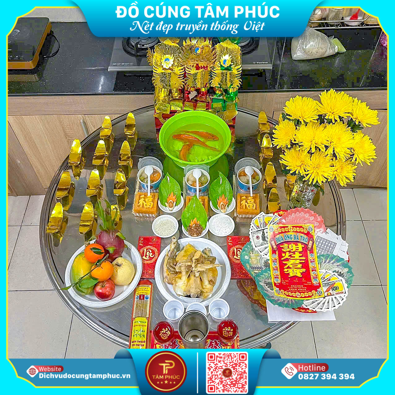 Mâm Cúng Ông Táo Năm 2026 -  Trọn Gói Chuẩn Nghi Lễ Tại Cần Thơ