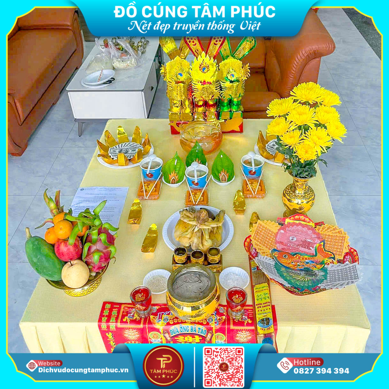 Mâm Cúng Ông Táo Năm 2026 -  Trọn Gói Chuẩn Nghi Lễ Tại Cần Thơ