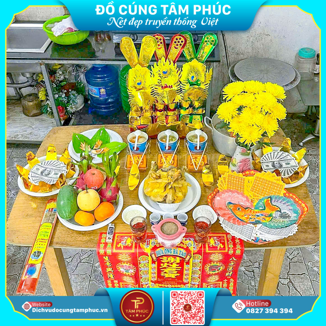 Mâm Cúng Ông Táo Năm 2026 -  Trọn Gói Chuẩn Nghi Lễ Tại Cần Thơ