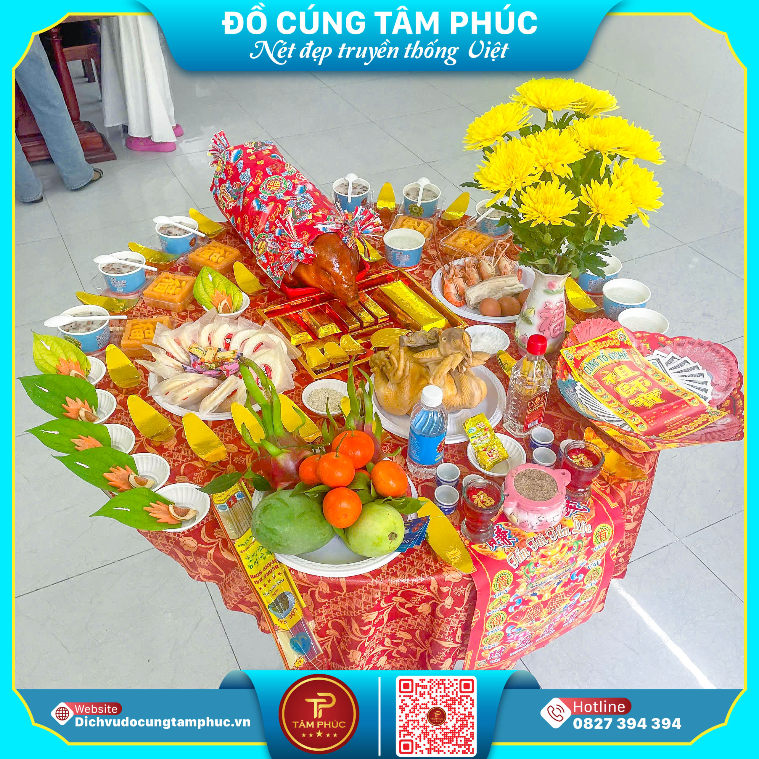 Mâm Cúng Tổ Nghành May Trọn Gói Tại Cần Thơ