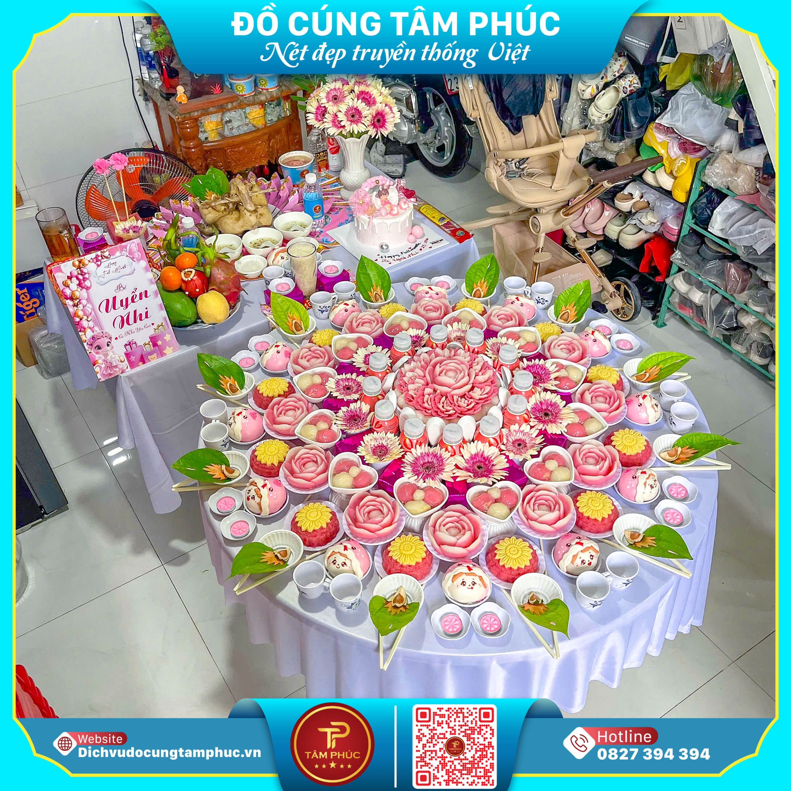 Mâm Cúng Căn 12 Tuổi Trọn Gói - Chuẩn Lễ Tại Cần Thơ