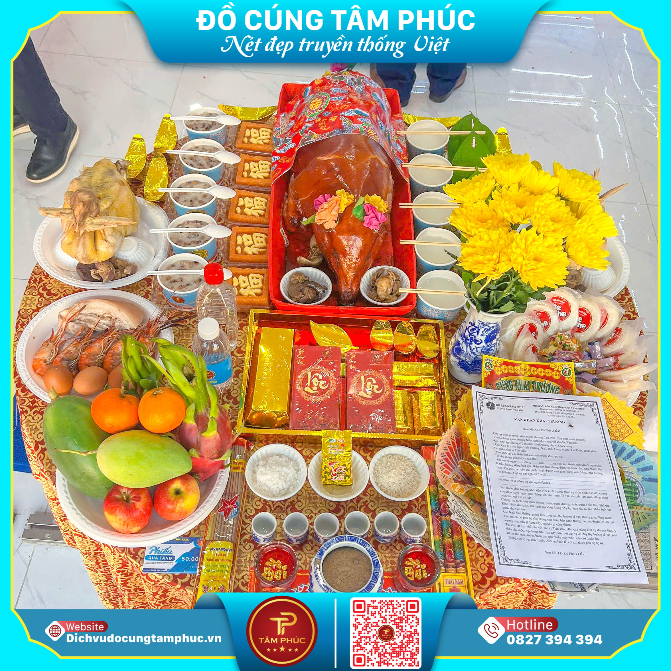 Khai Trương Đúng Lễ - Làm Ăn Phát Tài Cúng Tâm Phúc