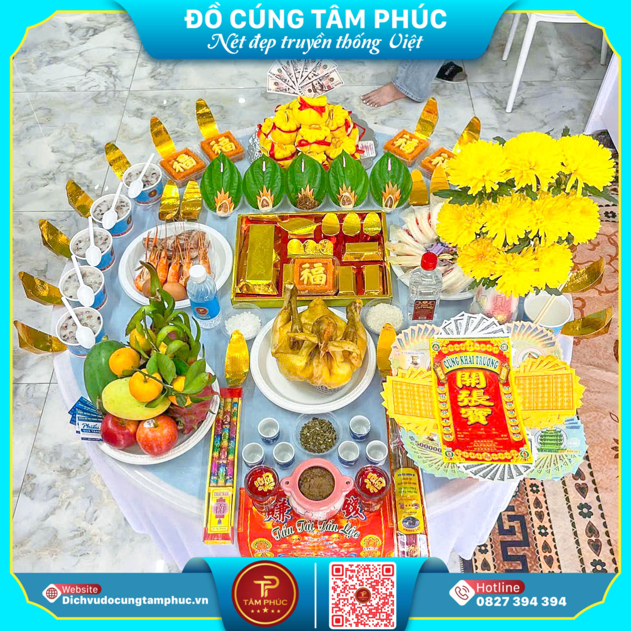 Mâm Lễ Cúng Khai Trương, Đón Tài Lộc Ngày Đầu Năm